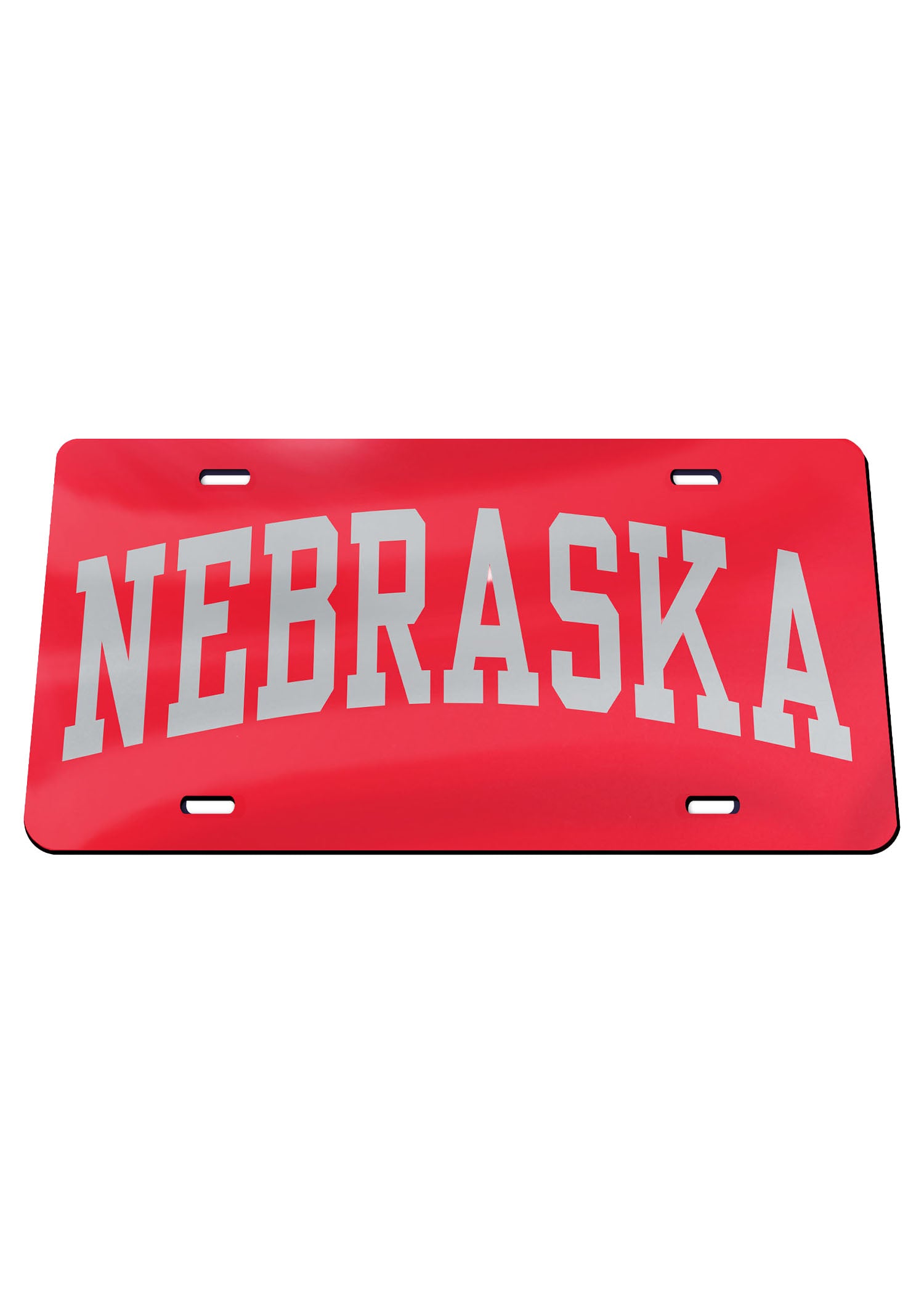 Nebraska Specialty Acrylic License Plate  - Nebraska Cornhuskers
