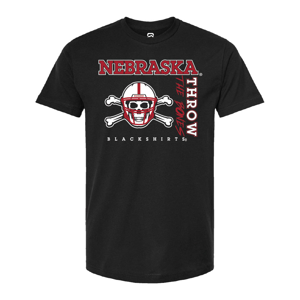 Nebraska Throwback Blackshirts Black Tee - Nebraska Cornhuskers