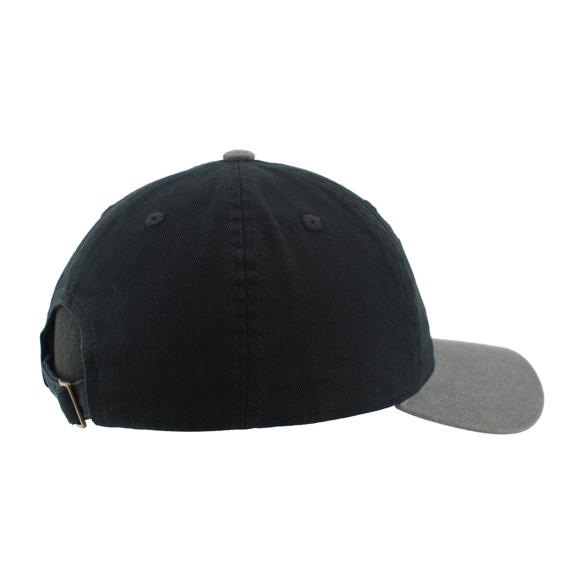 Nebraska Tradition Hat in Black and Charcoal, Curved Bill, Strapback - Nebraska Cornhuskers