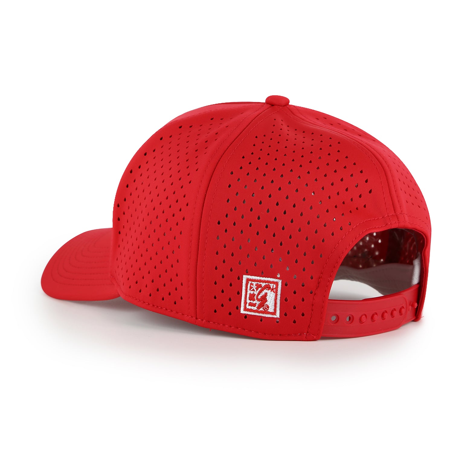 NeoCool Perforated 5-Panel Red Hat, Curved Bill, Snapback - Nebraska Cornhuskers
