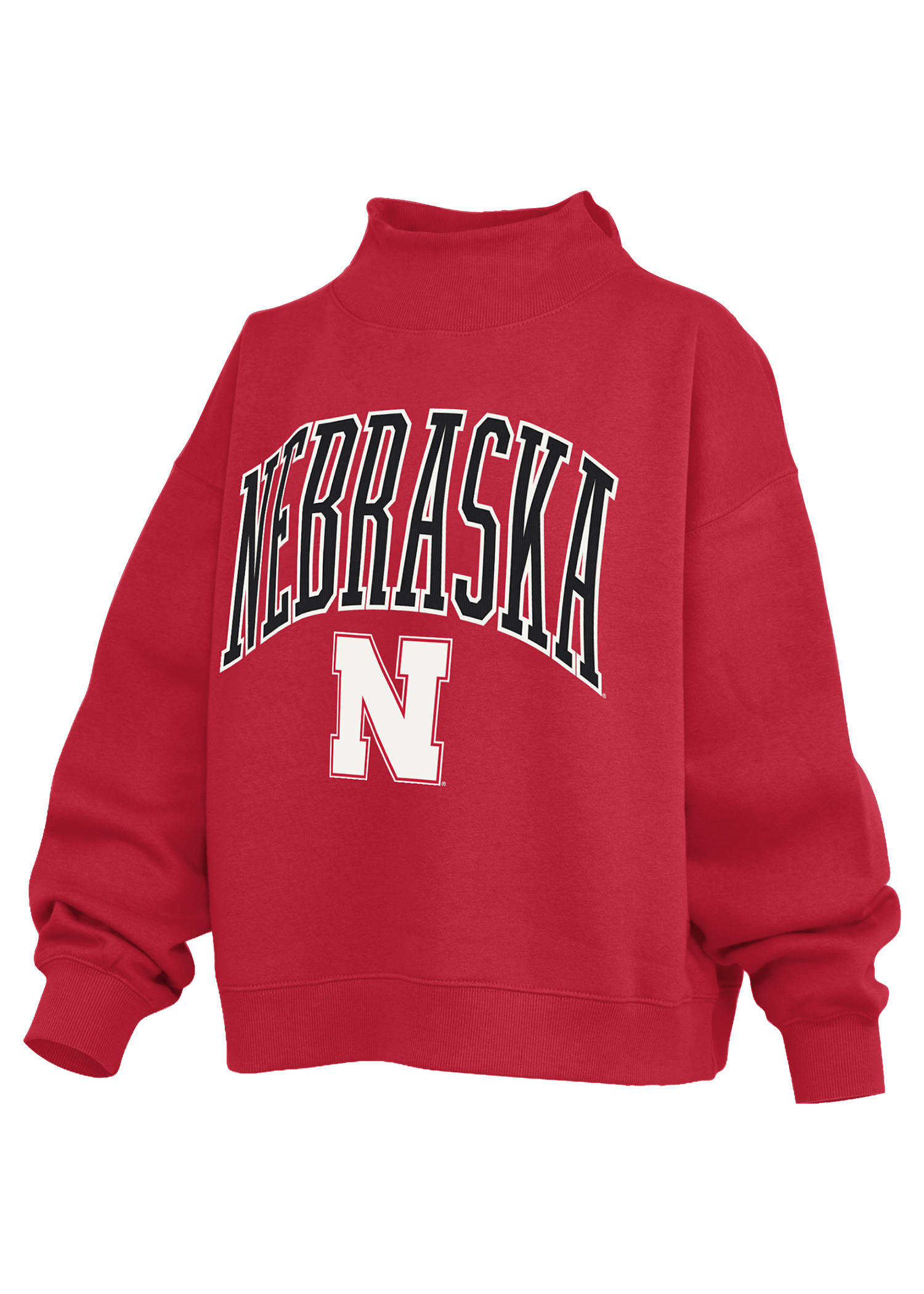 New Zealand Lingo Mockneck Pressbox - Nebraska Cornhuskers