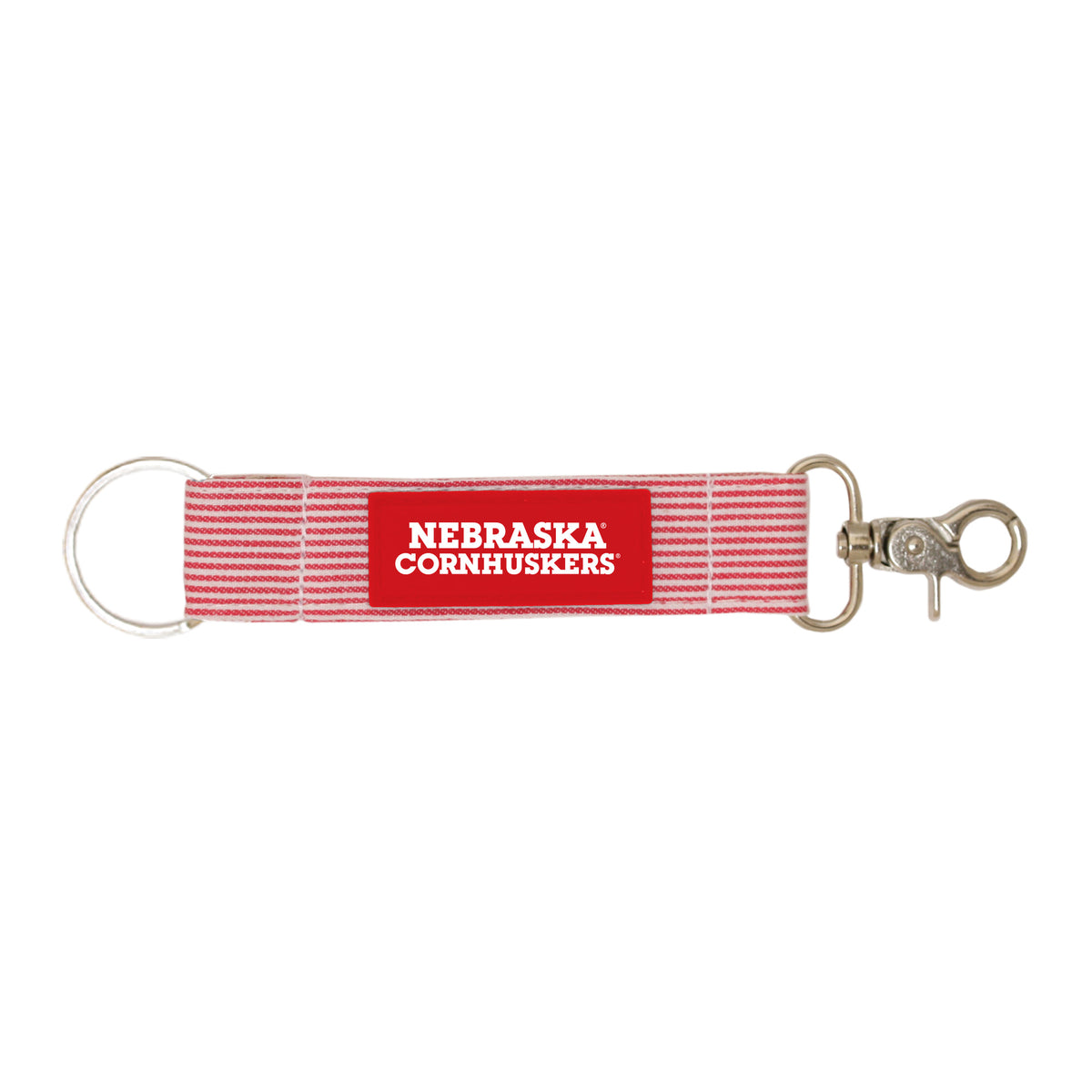 Newport Stripe Key Strap - Nebraska Cornhuskers
