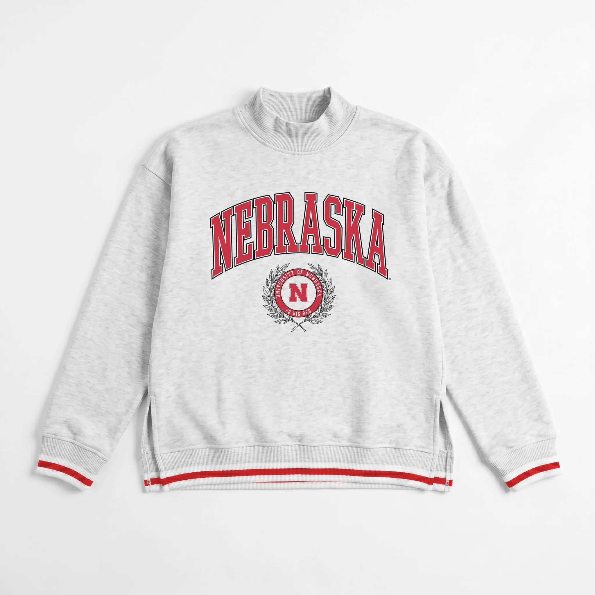 Rally Point Mock Neck Gameday Couture - Nebraska Cornhuskers