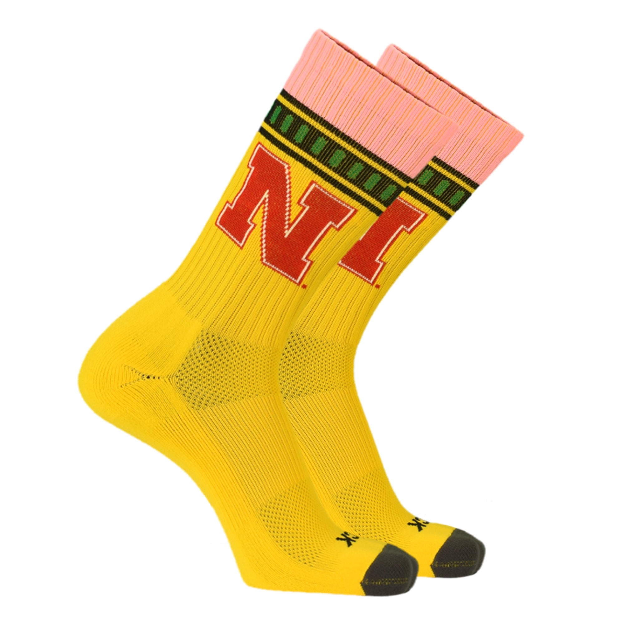 Pencil Socks - Nebraska Cornhuskers
