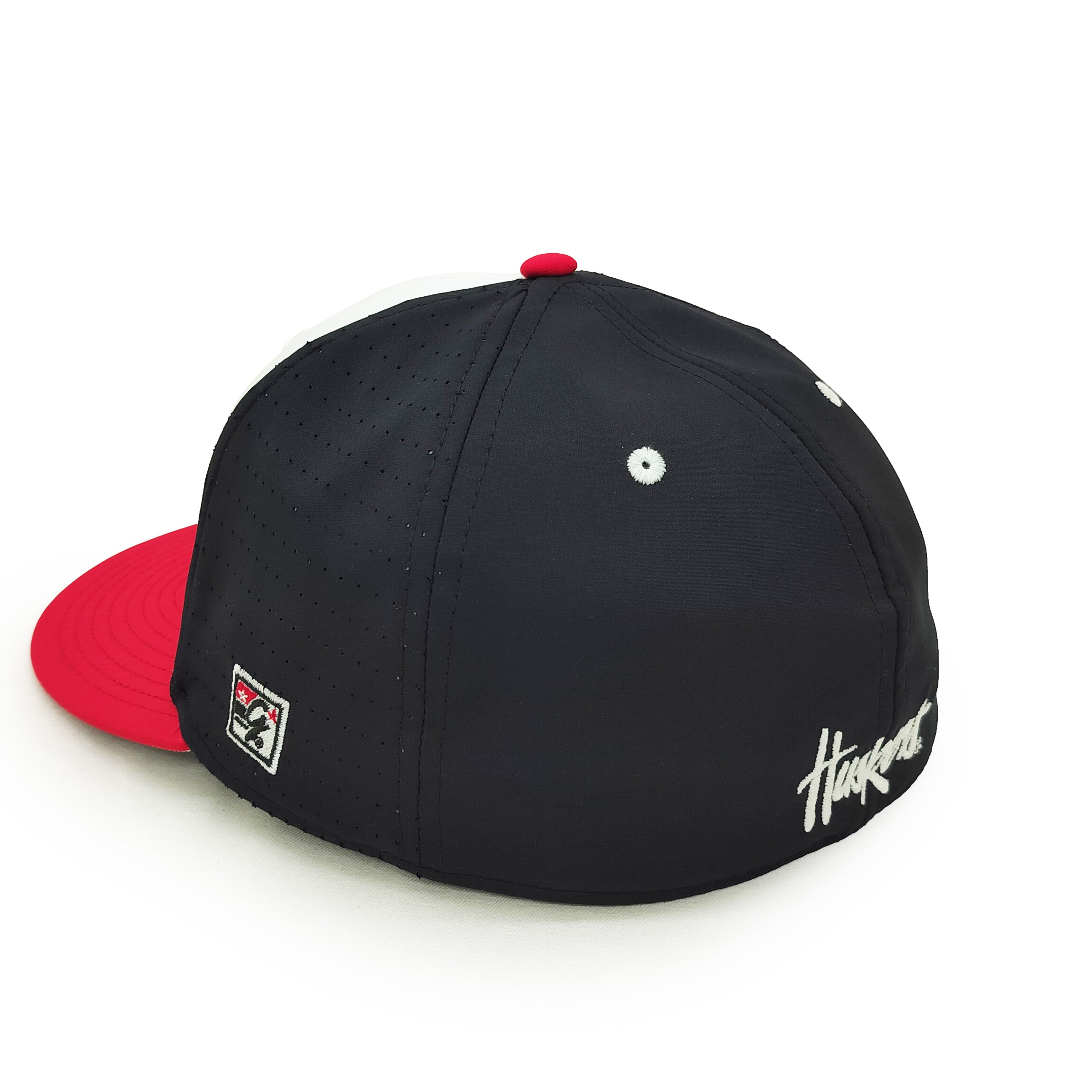 Perforated Gamechanger in Tri Color Fitted Hat, Flat Bill, Fitted - Nebraska Cornhuskers