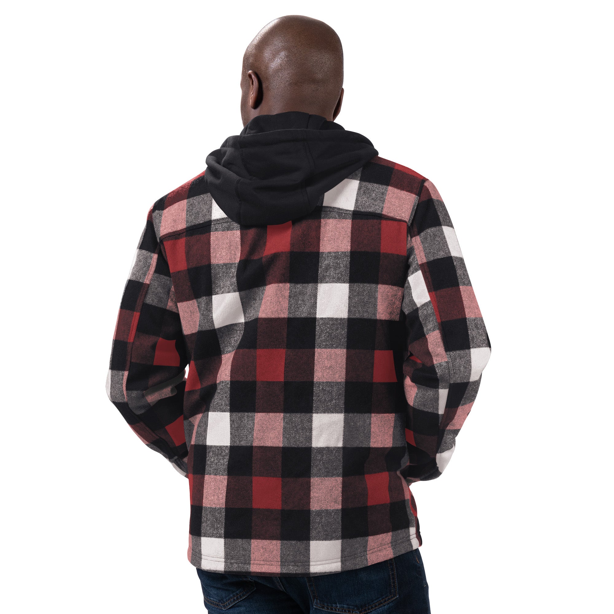 Plaid Winter Jacket Insulated Nebraska Cornhuskers