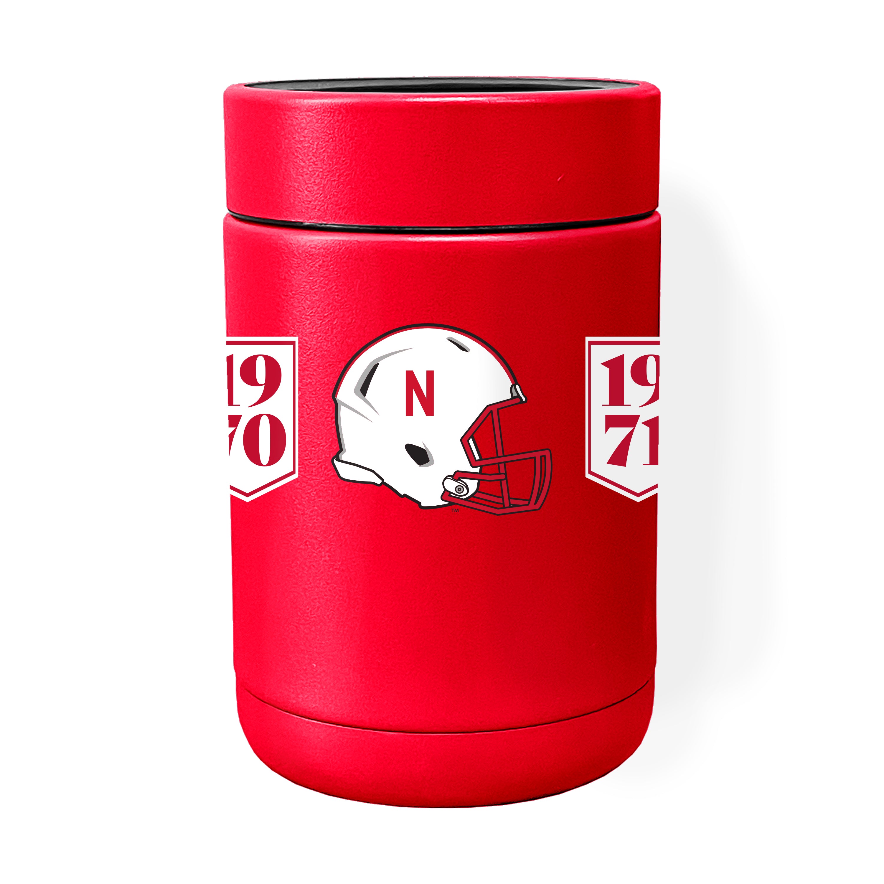Powder 5x Championship Coat Coolie Koozie - Nebraska Cornhuskers