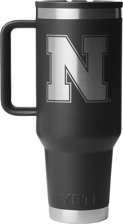 YETI Rambler Mug Flip-Straw Tumbler - Nebraska Cornhuskers
