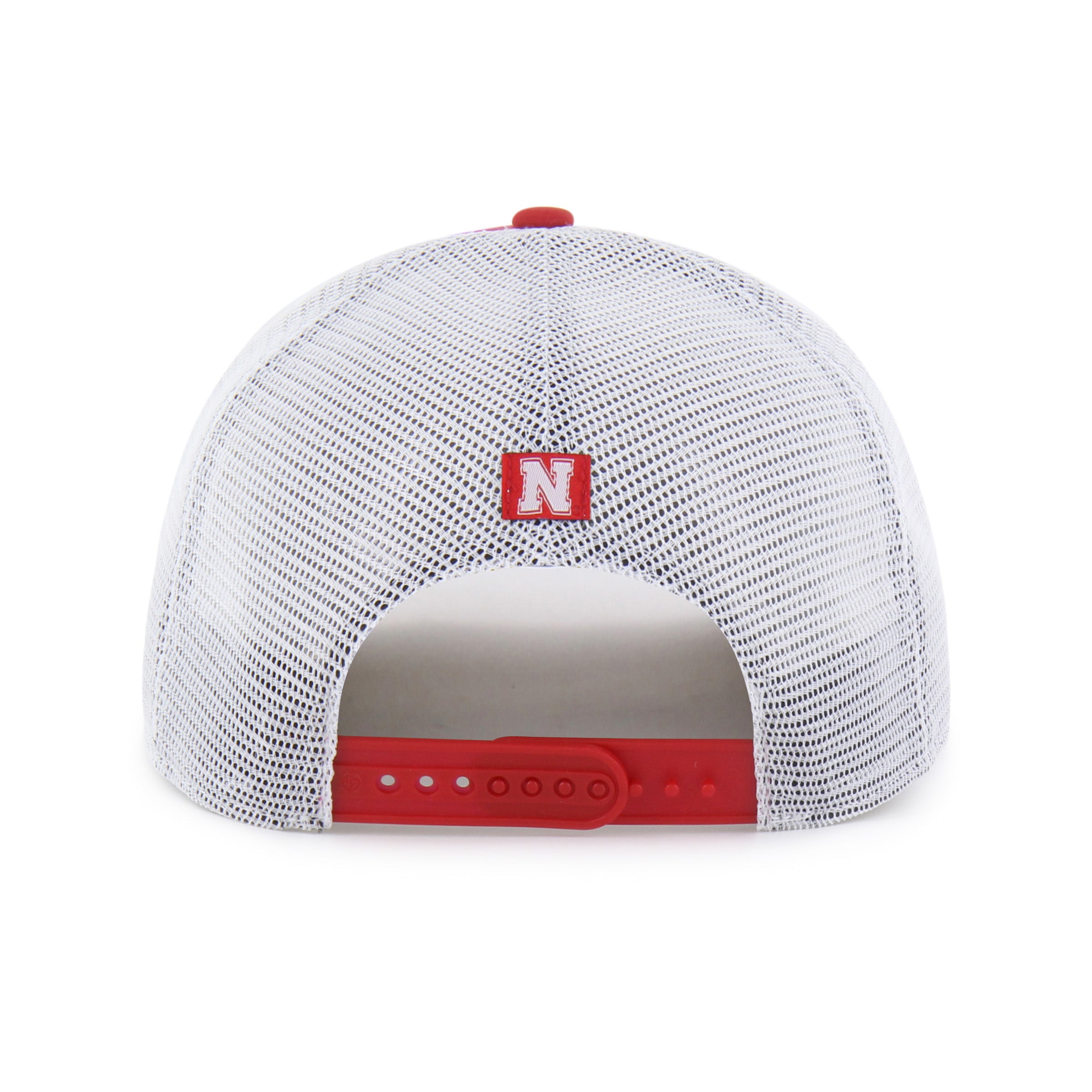 Red Brrr Condor Mesh '47 Hitch Hat, Curved Bill, Snapback - Nebraska Cornhuskers