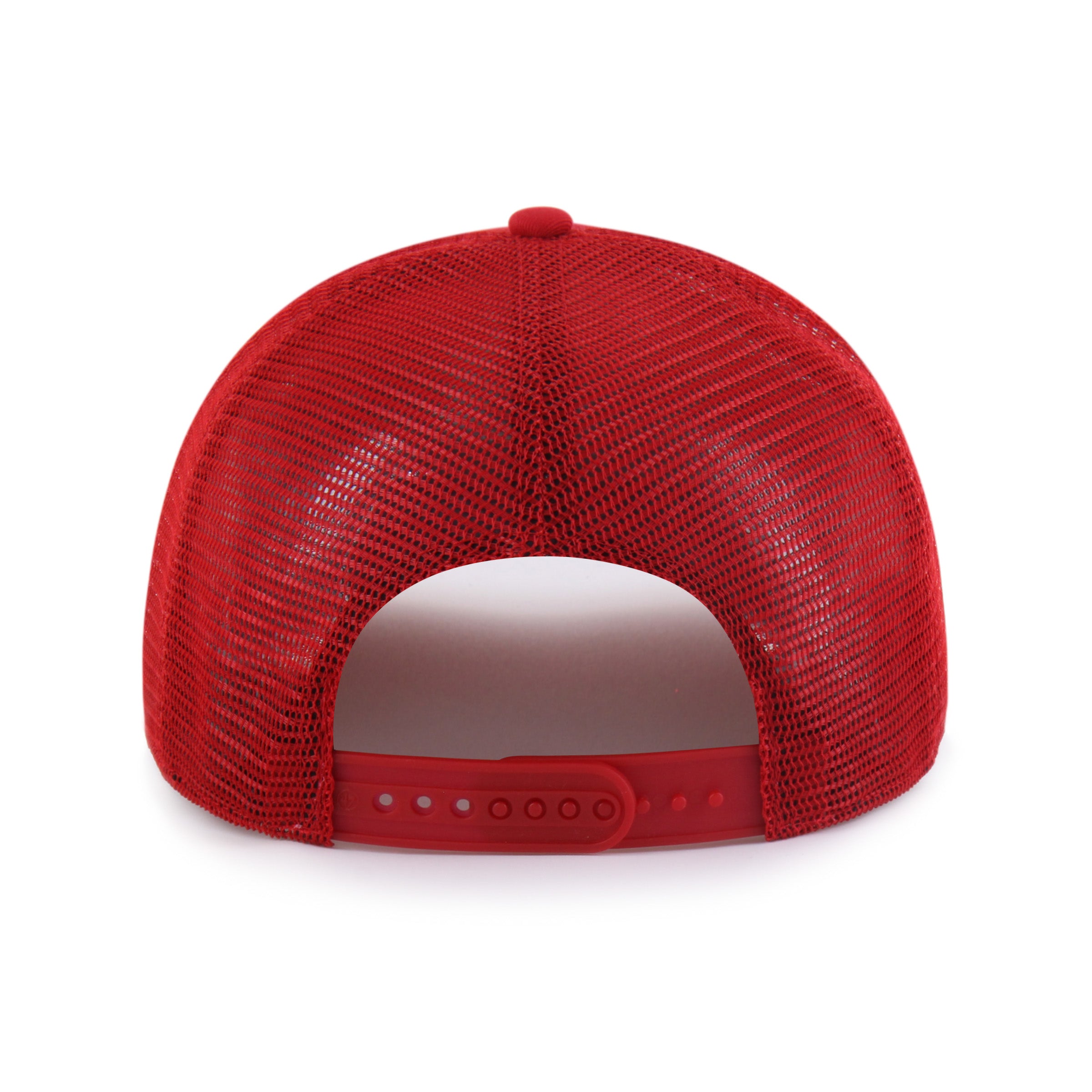 Red Contemporary '47 Trucker Hat, Curved Bill, Snapback - Nebraska Cornhuskers