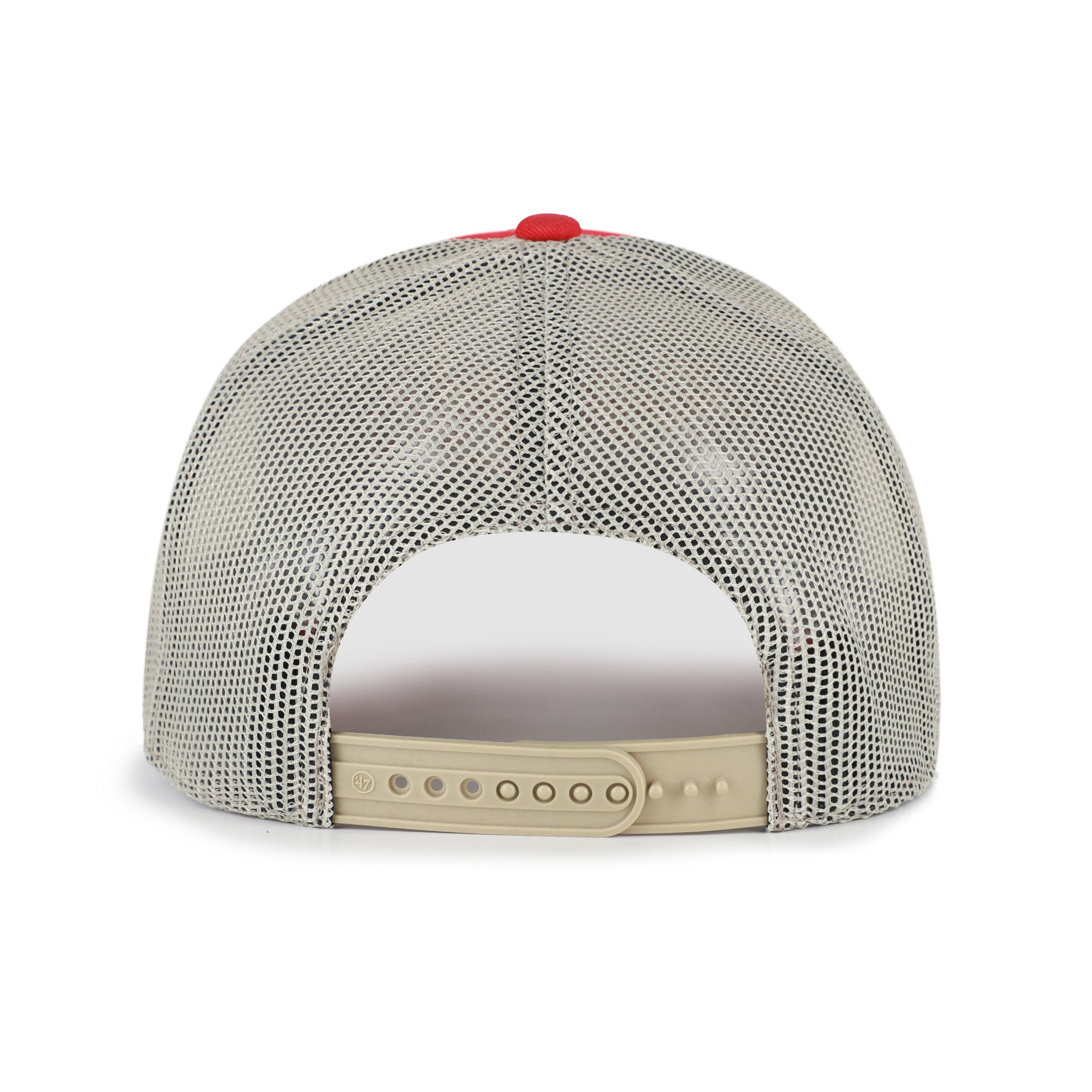 Red Enfield '47 Trucker Hat, Curved Bill, Snapback - Nebraska Cornhuskers