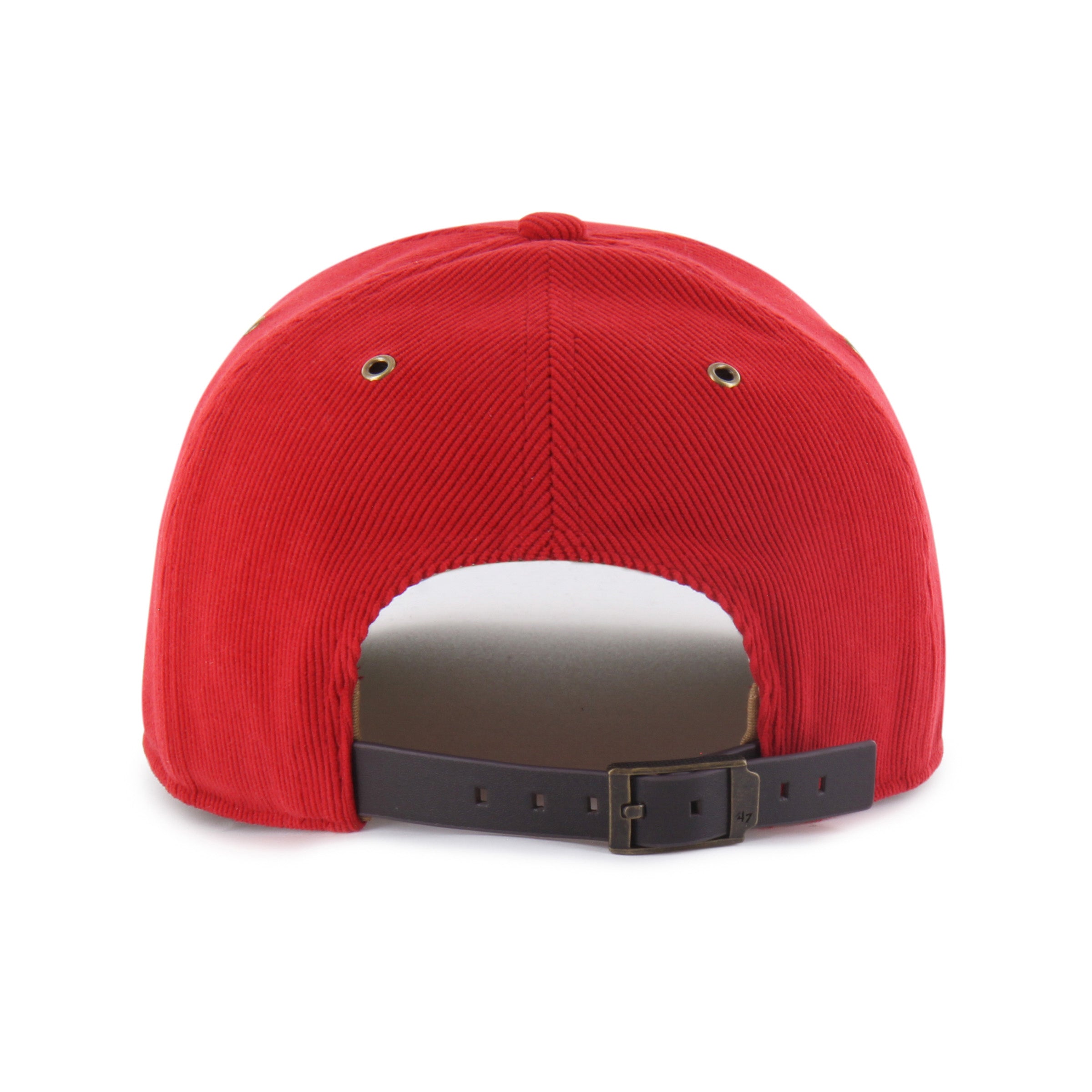 Red Golden Age Cord '47 Hitch Rf Hat, Curved Bill, Strapback - Nebraska Cornhuskers