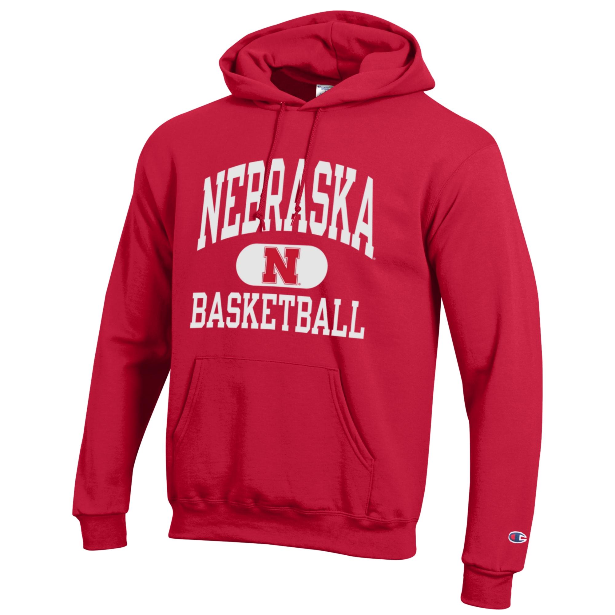 Red Nebraska N Basketball Hoodie - Nebraska Cornhuskers