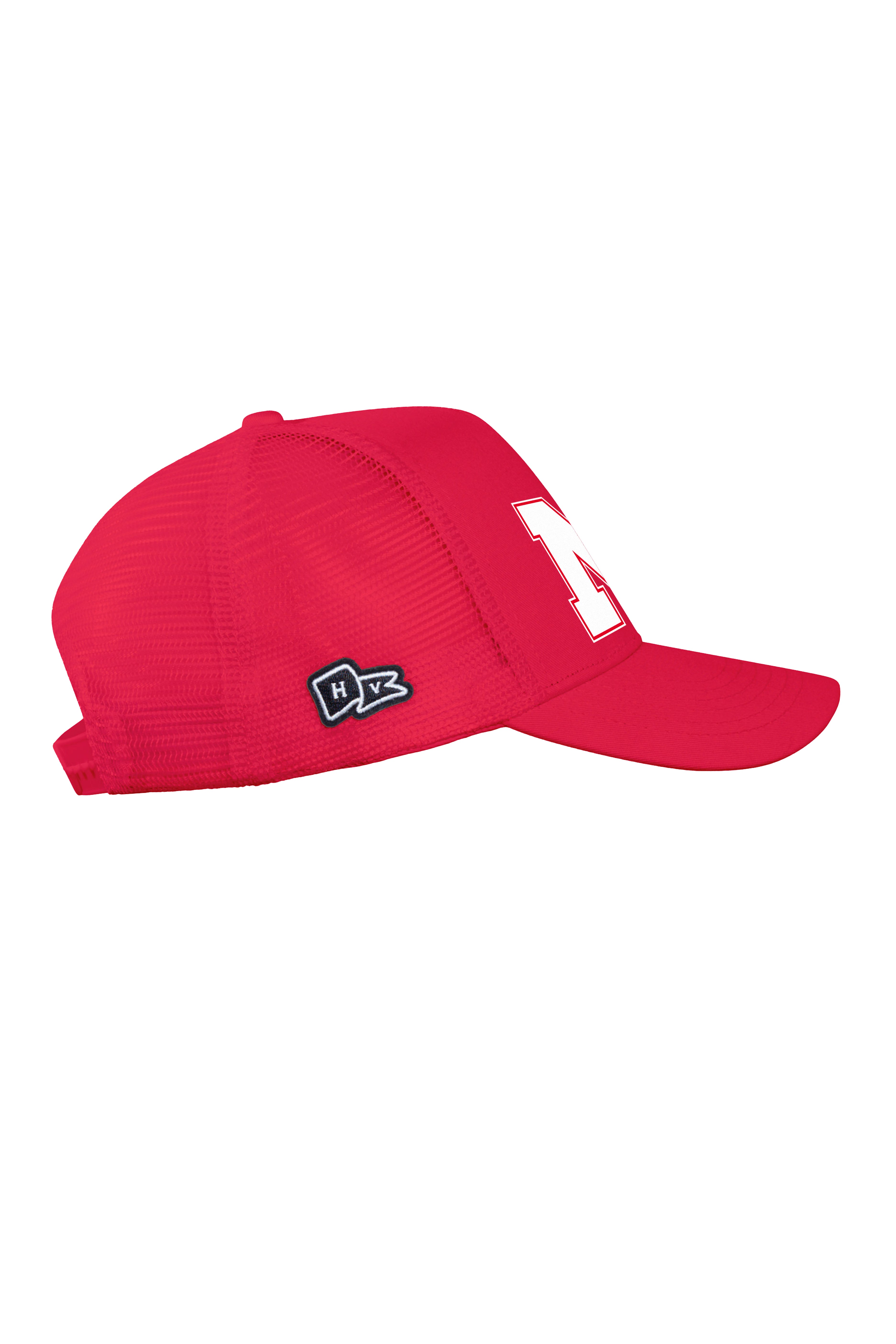 Red Trucker Hat by Hype & Vice - Nebraska Cornhuskers