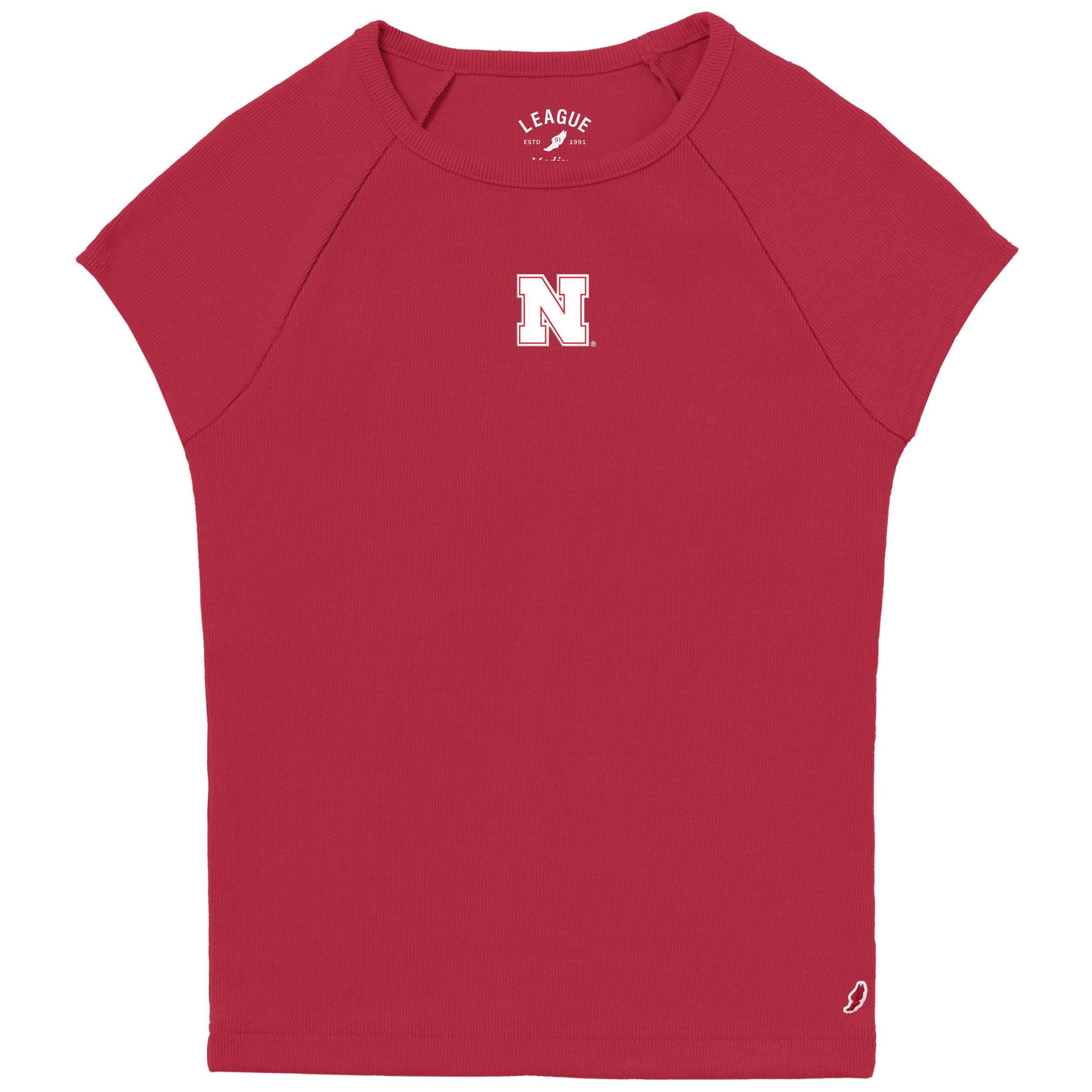 Retro Rib Baby Doll Tee - Nebraska Cornhuskers