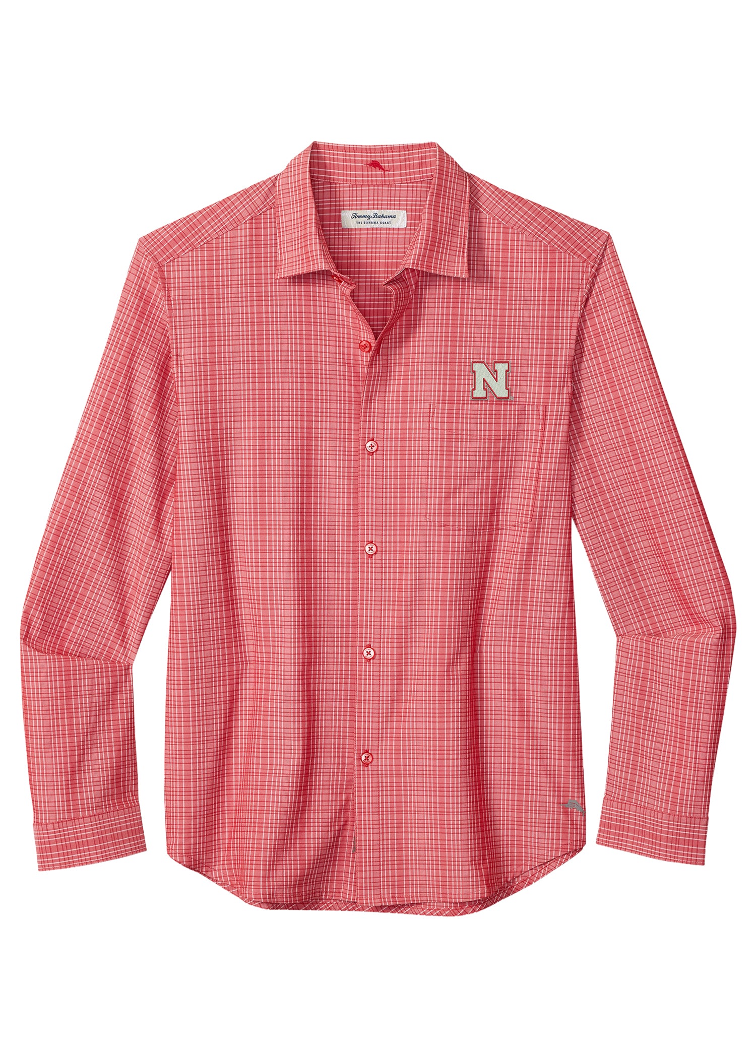 Tommy Bahama Nebraska Huskers Bahama Coast Tidal Check IslandZone® Shirt
