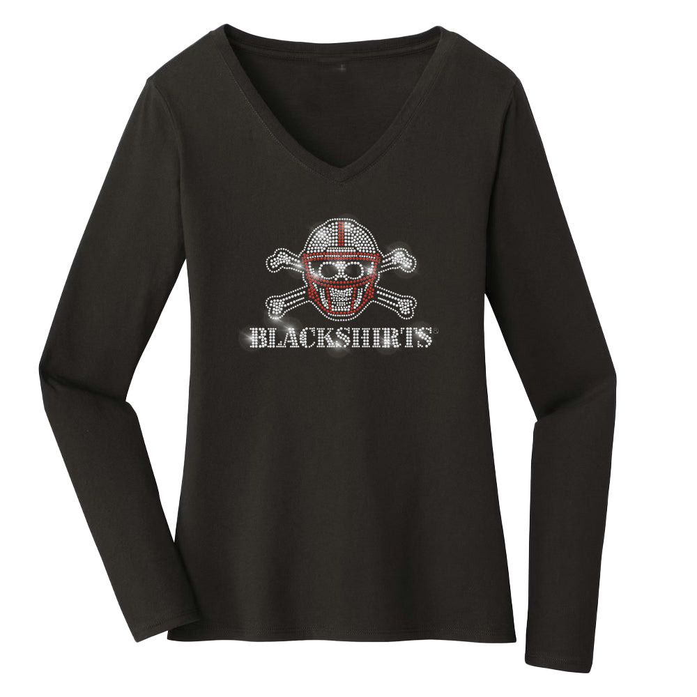 Blackshirts Bling Long-Sleeve Tee - Nebraska Cornhuskers