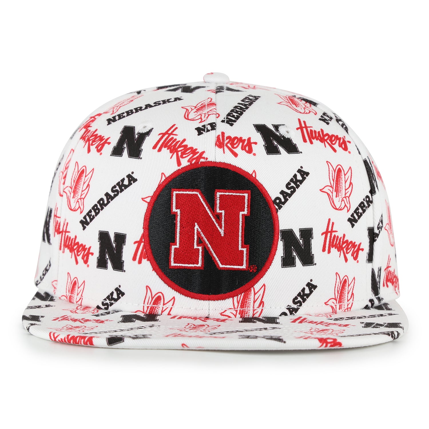 Sublimated Icons Hat, Flat Bill, Snapback - Nebraska Cornhuskers