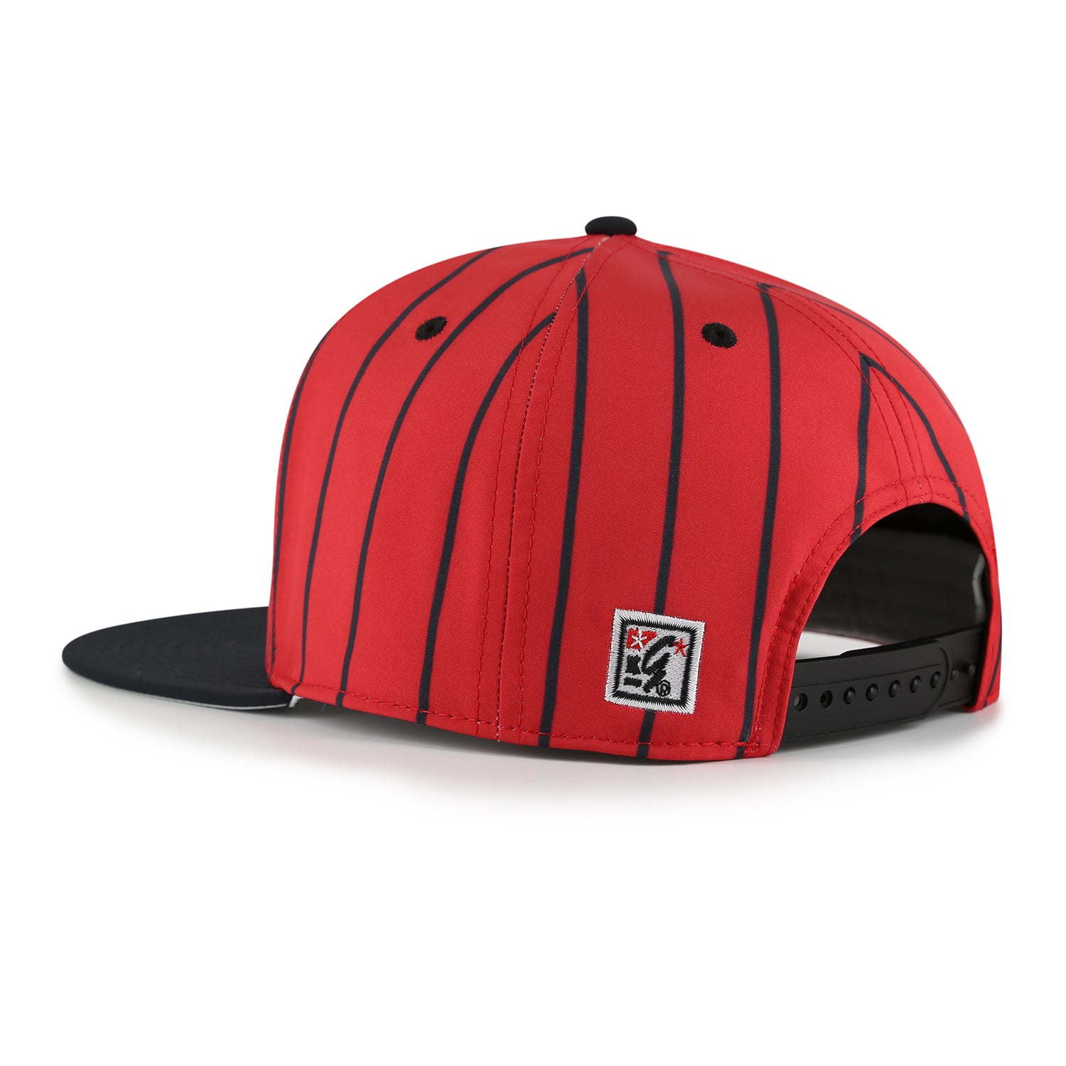 Sublimated Pinstripes Baseball Hat, Flat Bill, Snapback - Nebraska Cornhuskers