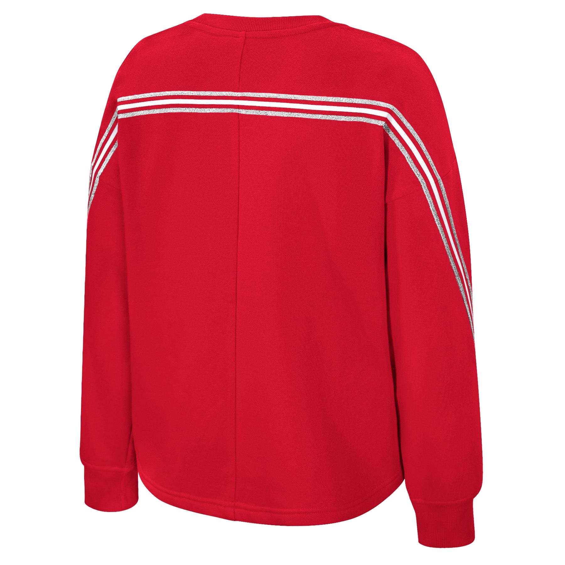 Sydney Chenille Crew in Red - Nebraska Cornhuskers
