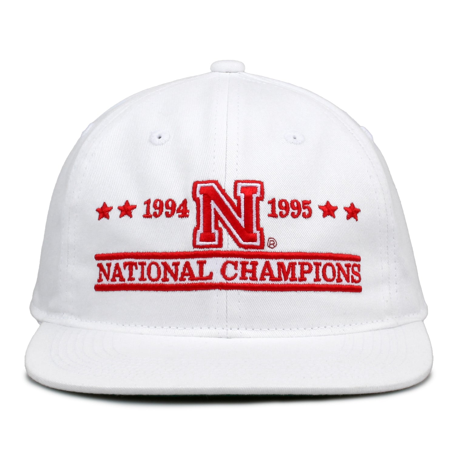 TWO55 National Champions Hat, Flat Bill, Snapback - Nebraska Cornhuskers