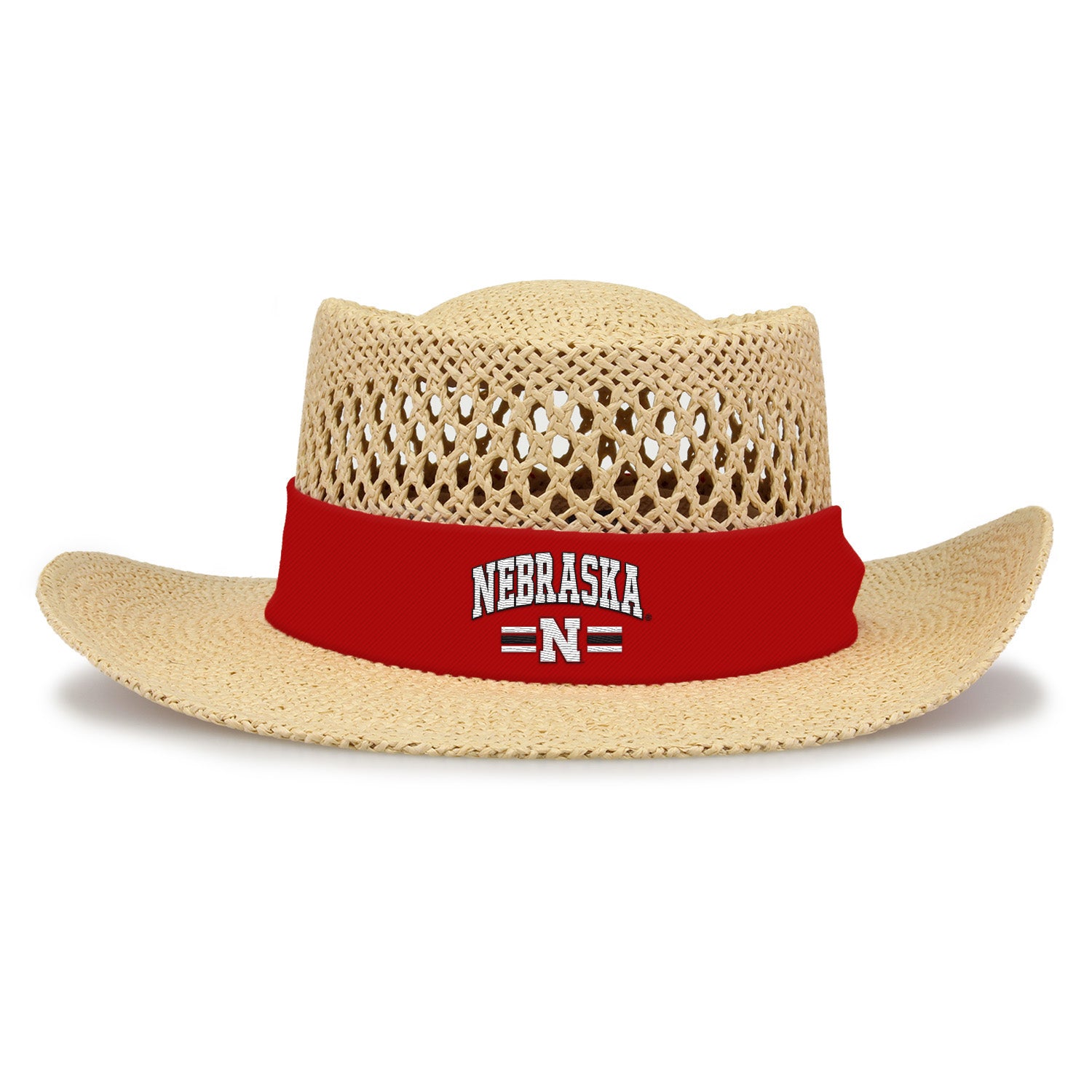 The Gambler Cowboy Hat - Nebraska Cornhuskers