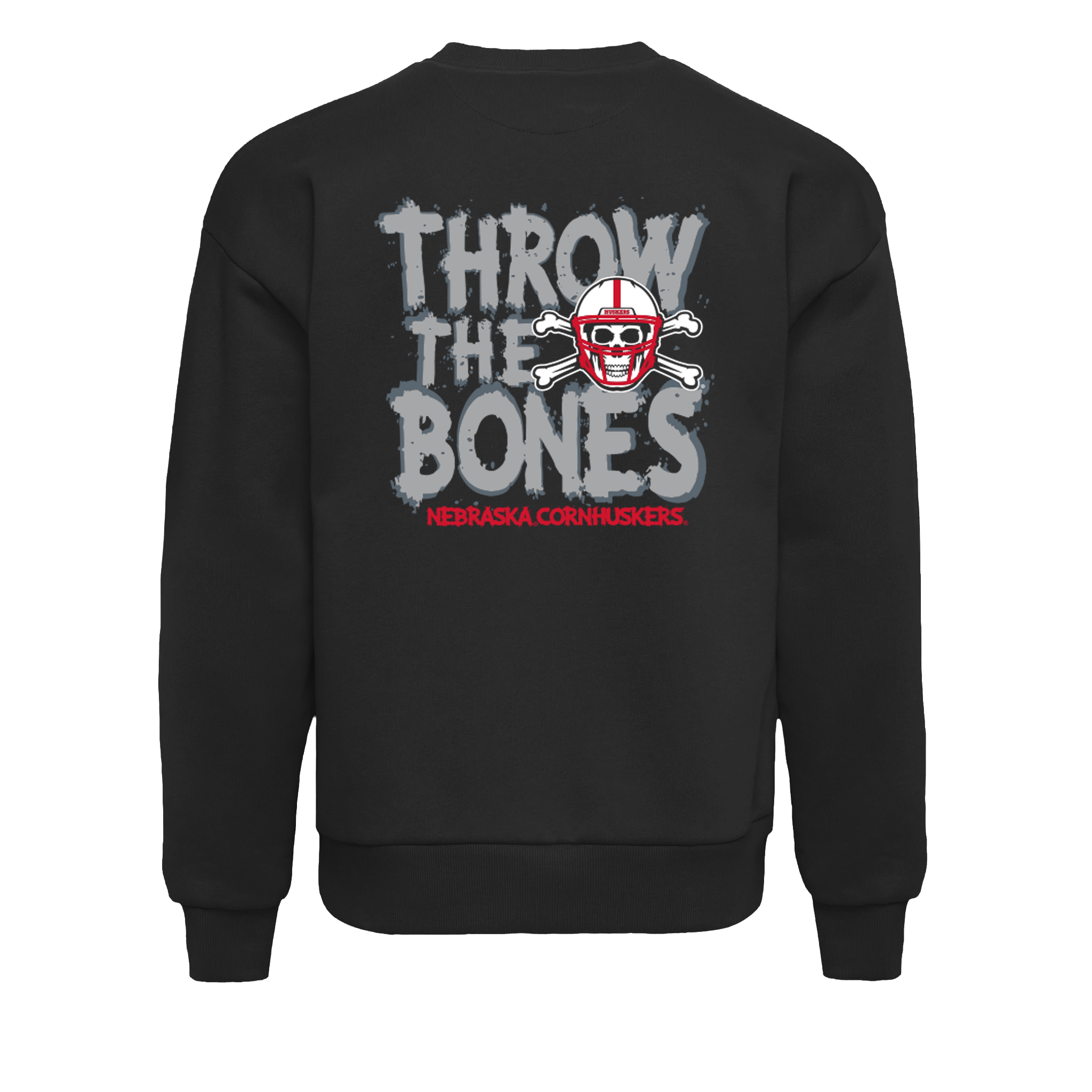 Throw the Bones Black Crew - Nebraska Cornhuskers