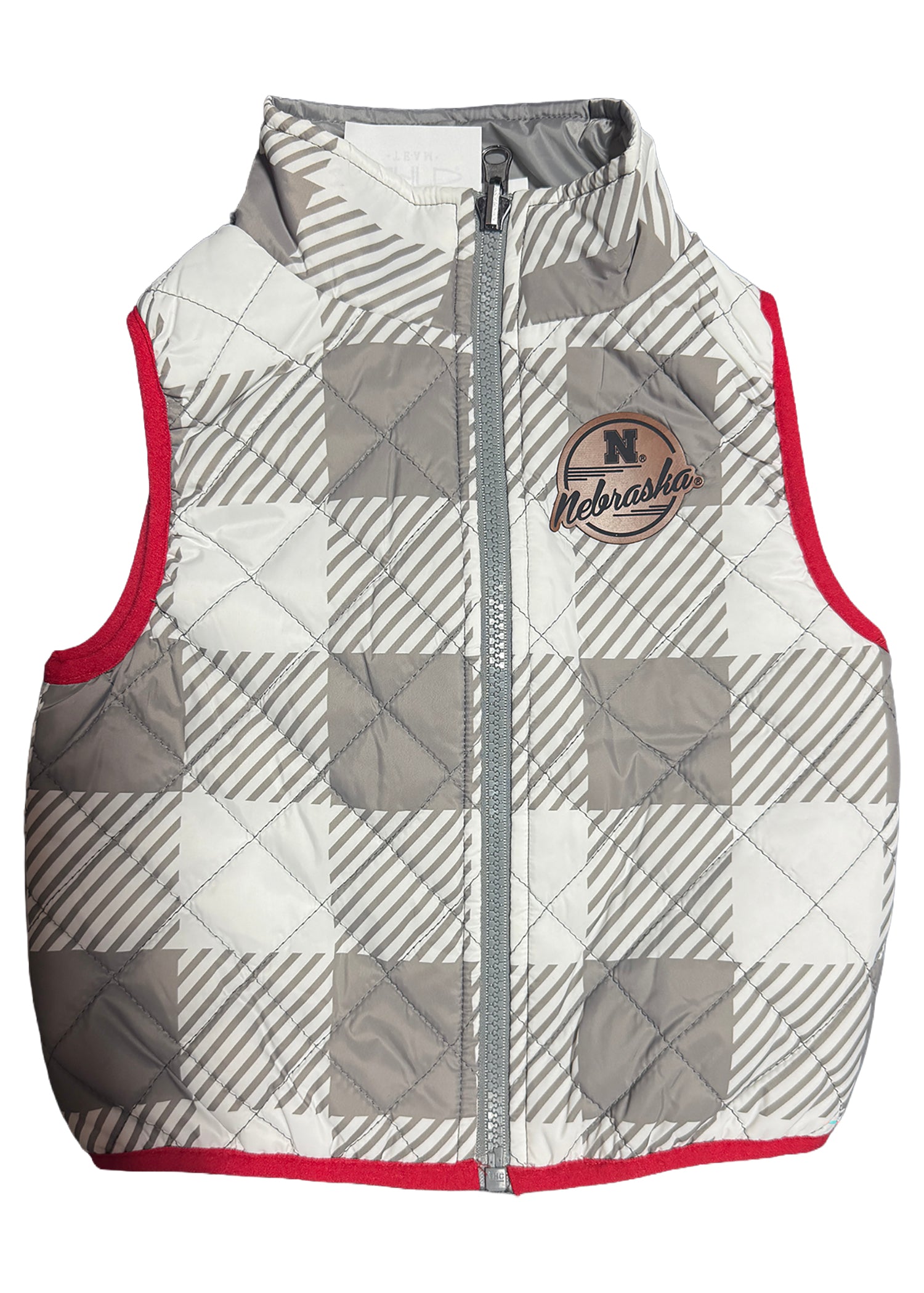Toddler Girls Reversible Vest - Garb Nebraska Cornhuskers