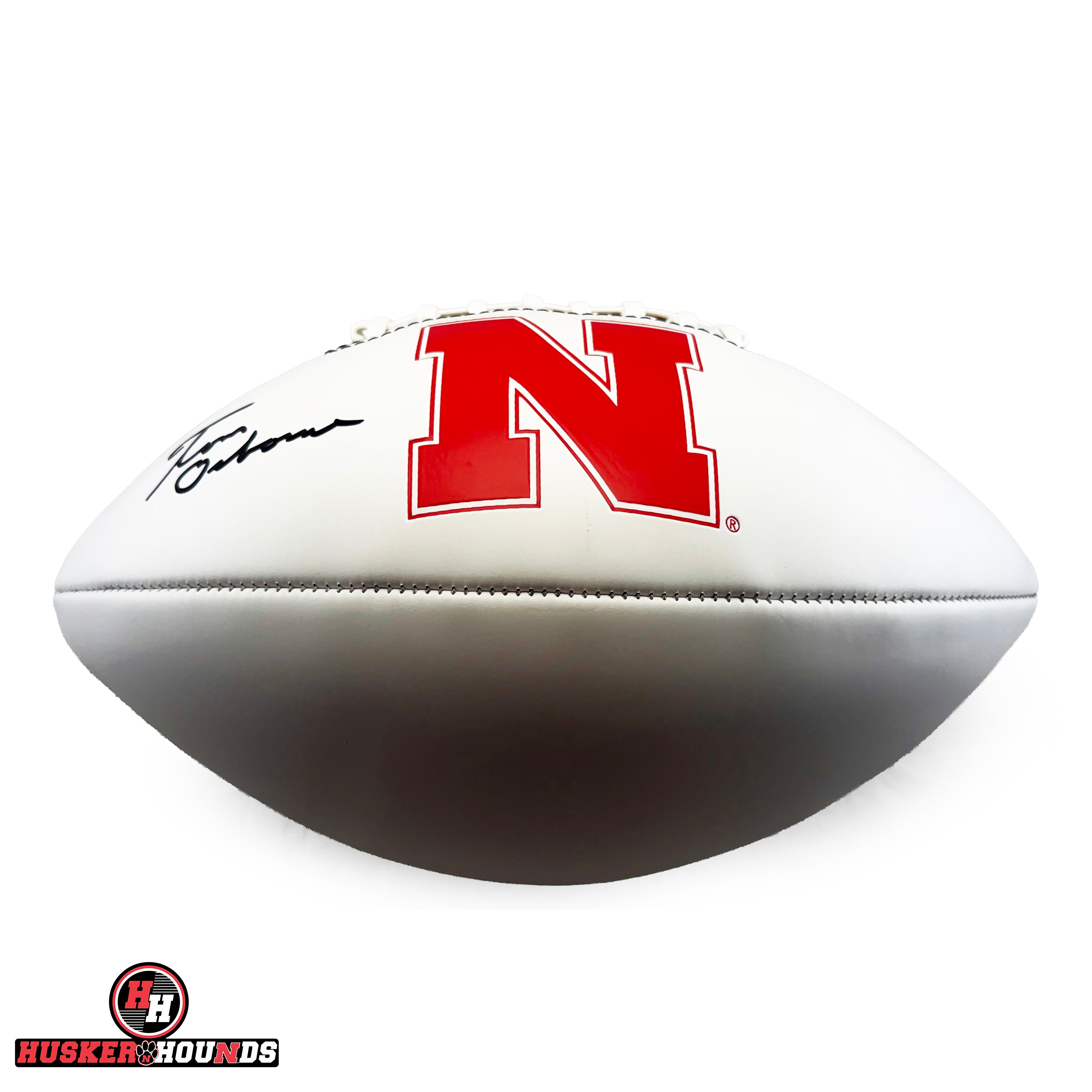 Tom Osborne Autographed Official Football - Nebraska Cornhuskers