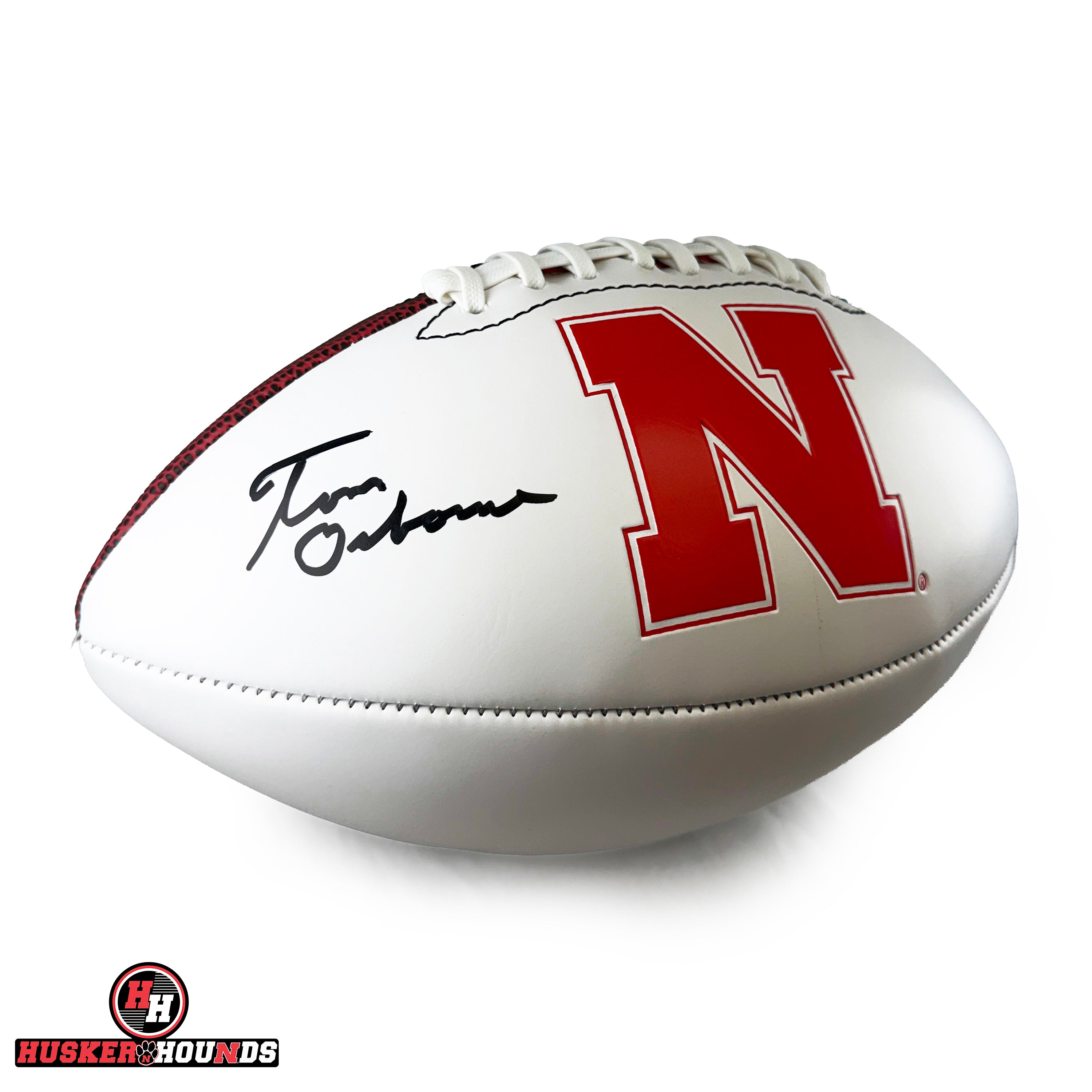 Tom Osborne Autographed Official Football - Nebraska Cornhuskers