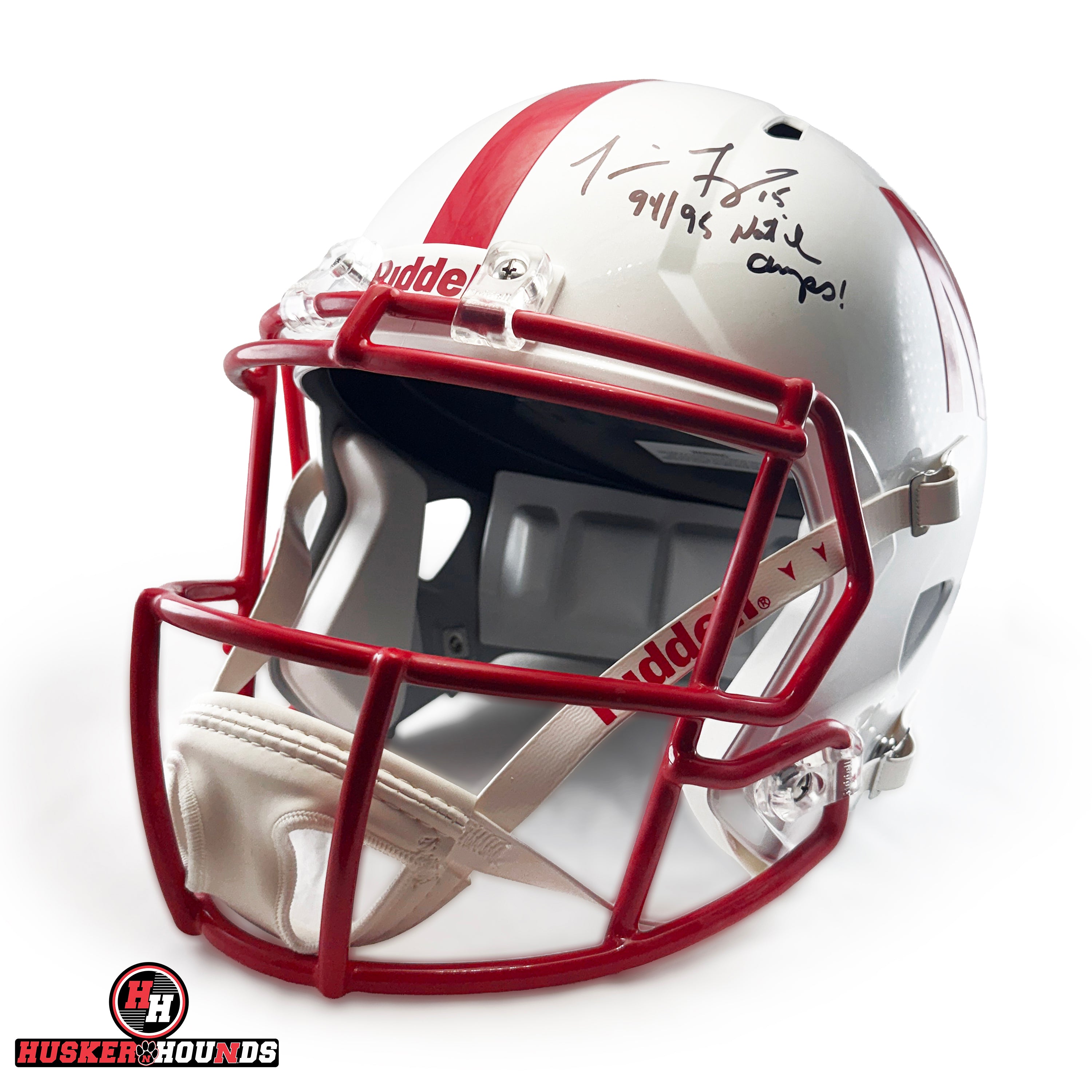 Tommie Frazier Autographed Full Sized Speed Replica Riddell Helmet - Nebraska Cornhuskers