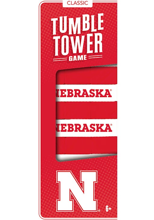 Tumble Tower Game - Nebraska Cornhuskers
