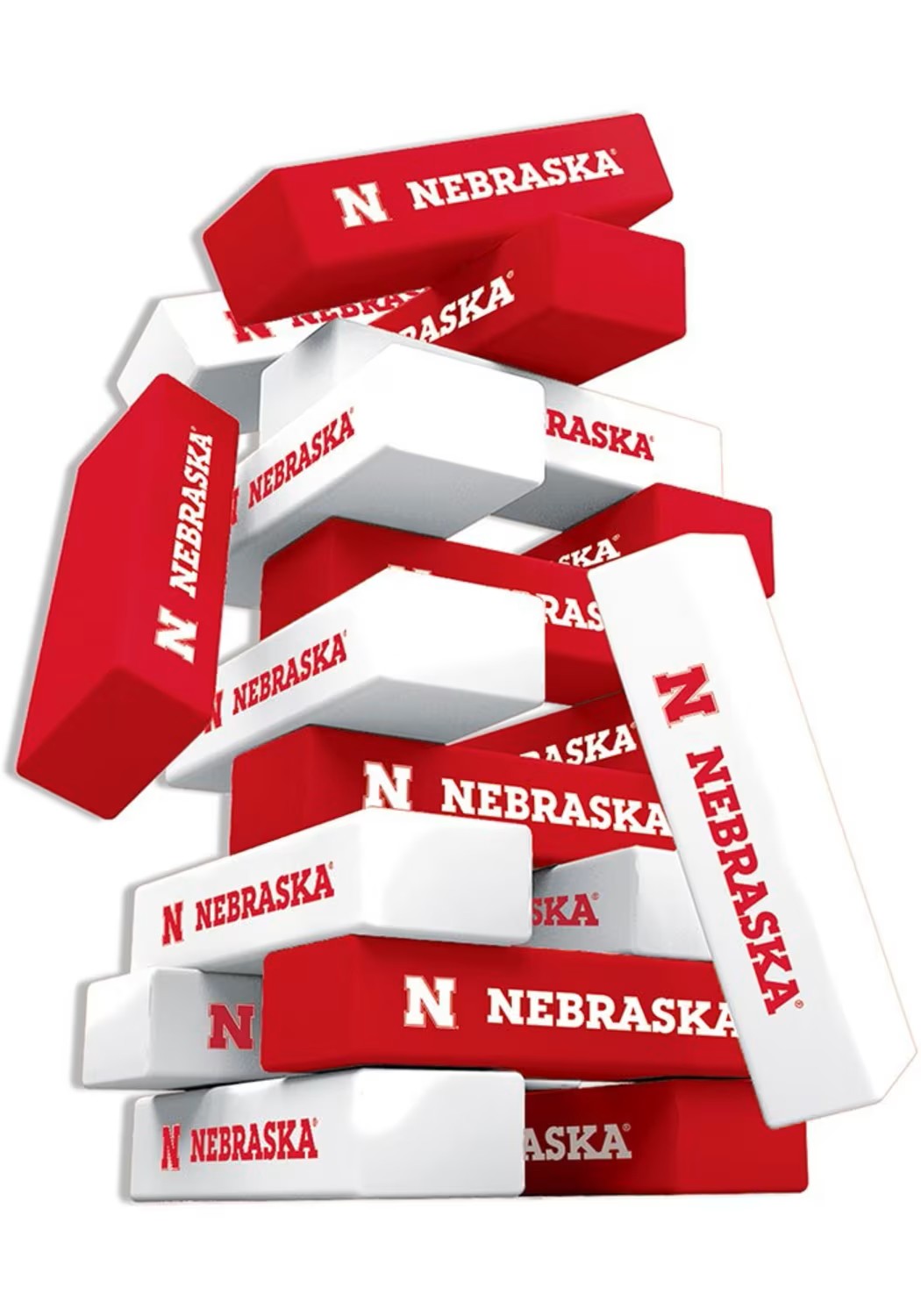 Tumble Tower Game - Nebraska Cornhuskers
