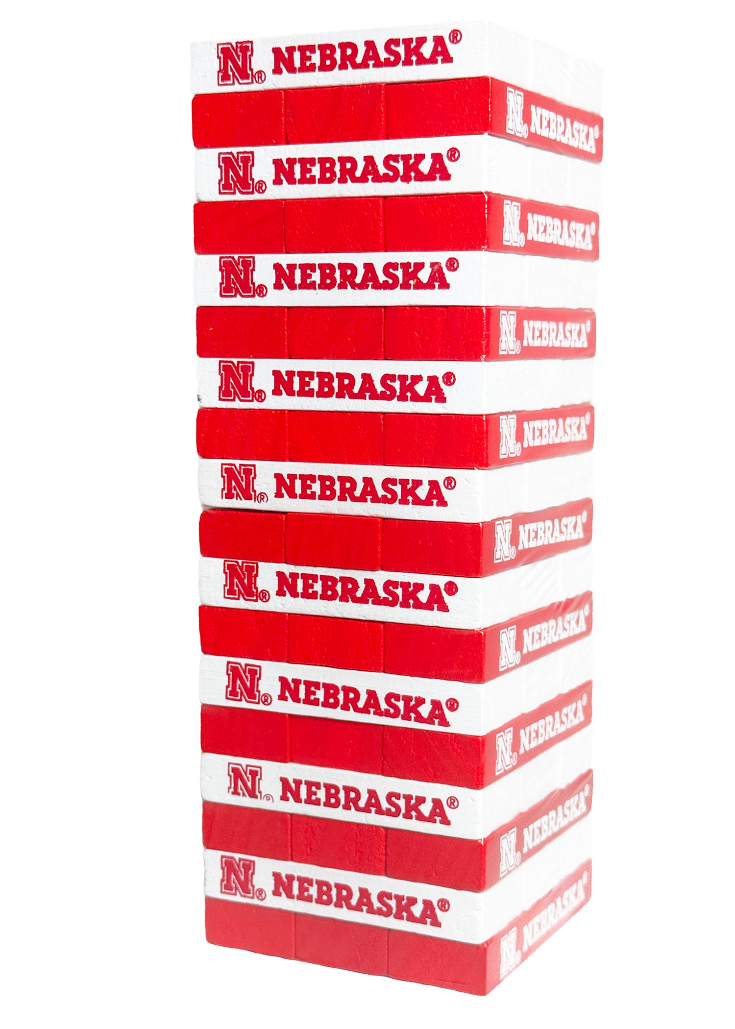 Tumble Tower Game - Nebraska Cornhuskers
