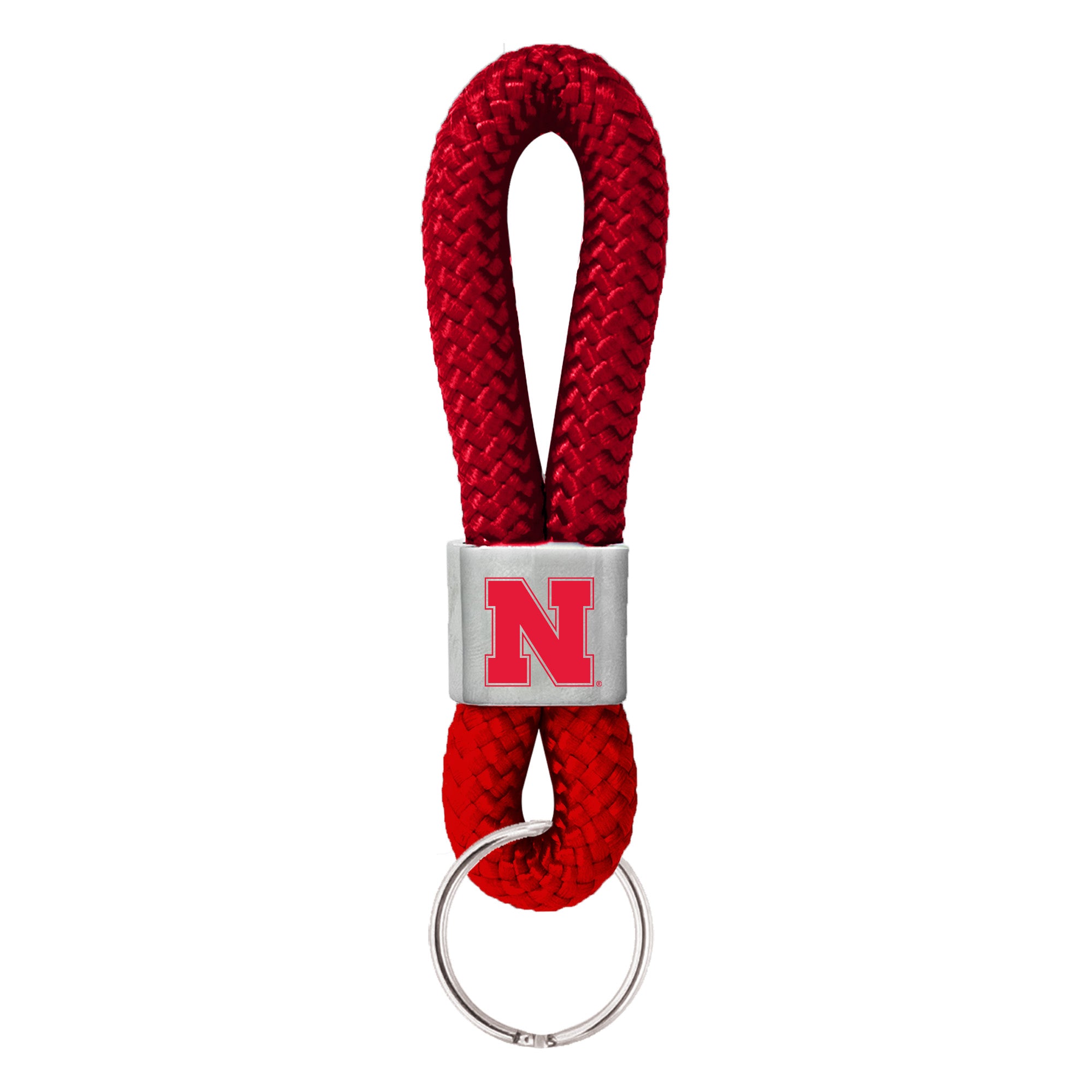 Two-Tone Cord Key Strap Red - Nebraska Cornhuskers