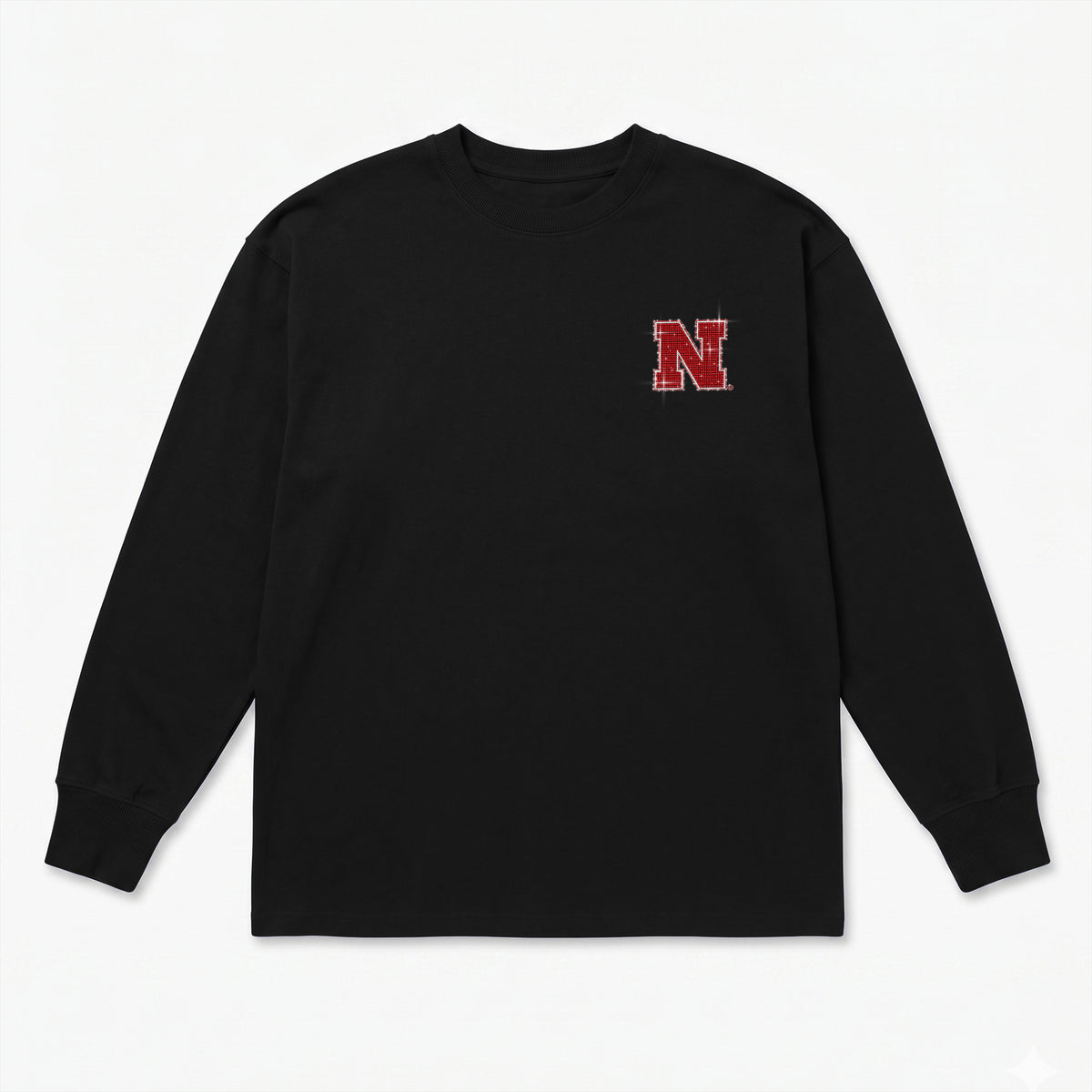 Light it Up Long Sleeve Tee Gameday Couture - Nebraska Cornhuskers