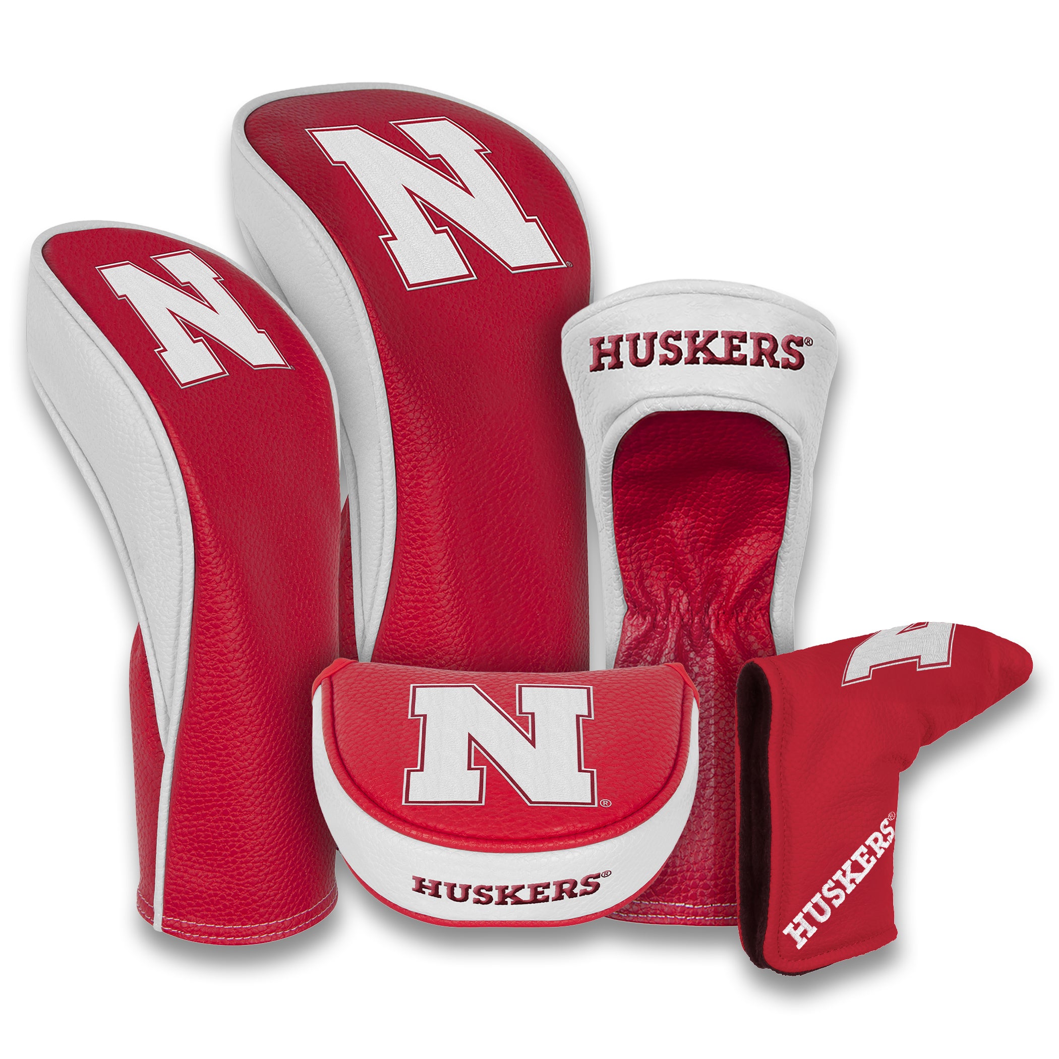 Nebraska Husker ULTIMATE GOLF HEADCOVER SET Headcover Matching System®