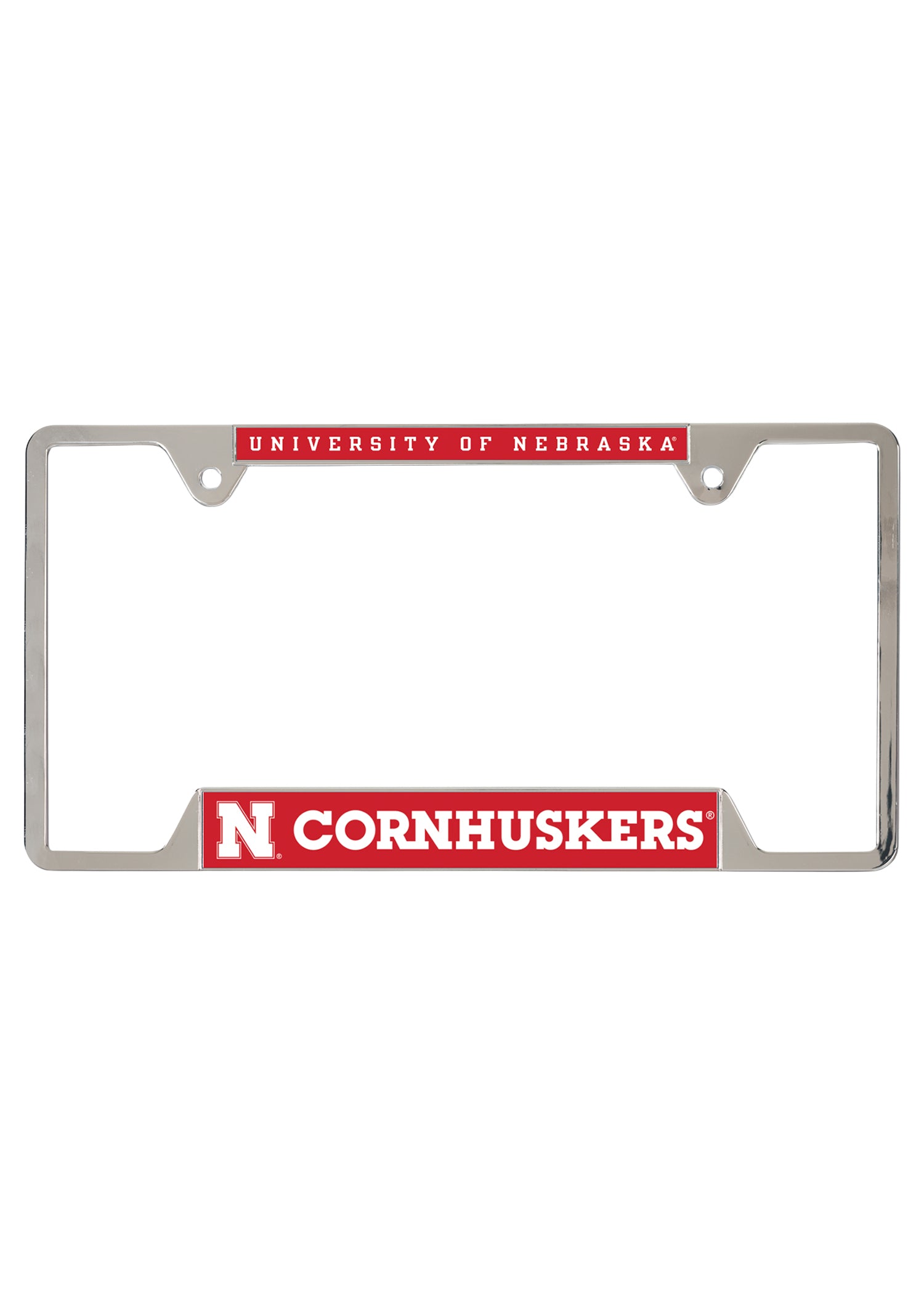 University of Nebraska Metal License Plate Frame