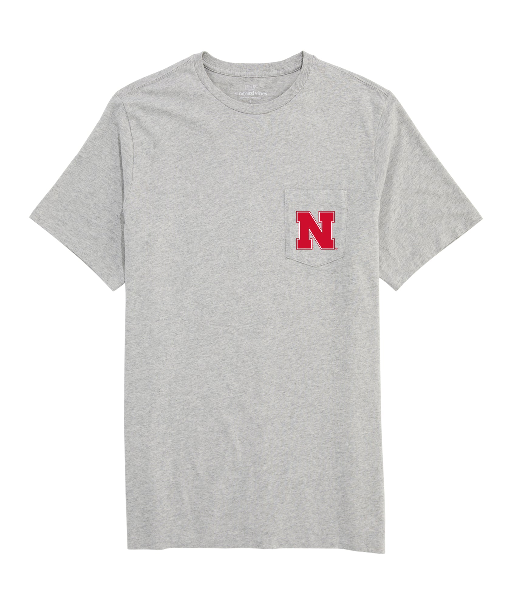 Vineyard Vines Short Sleeve Whale Tee - Nebraska Cornhuskers