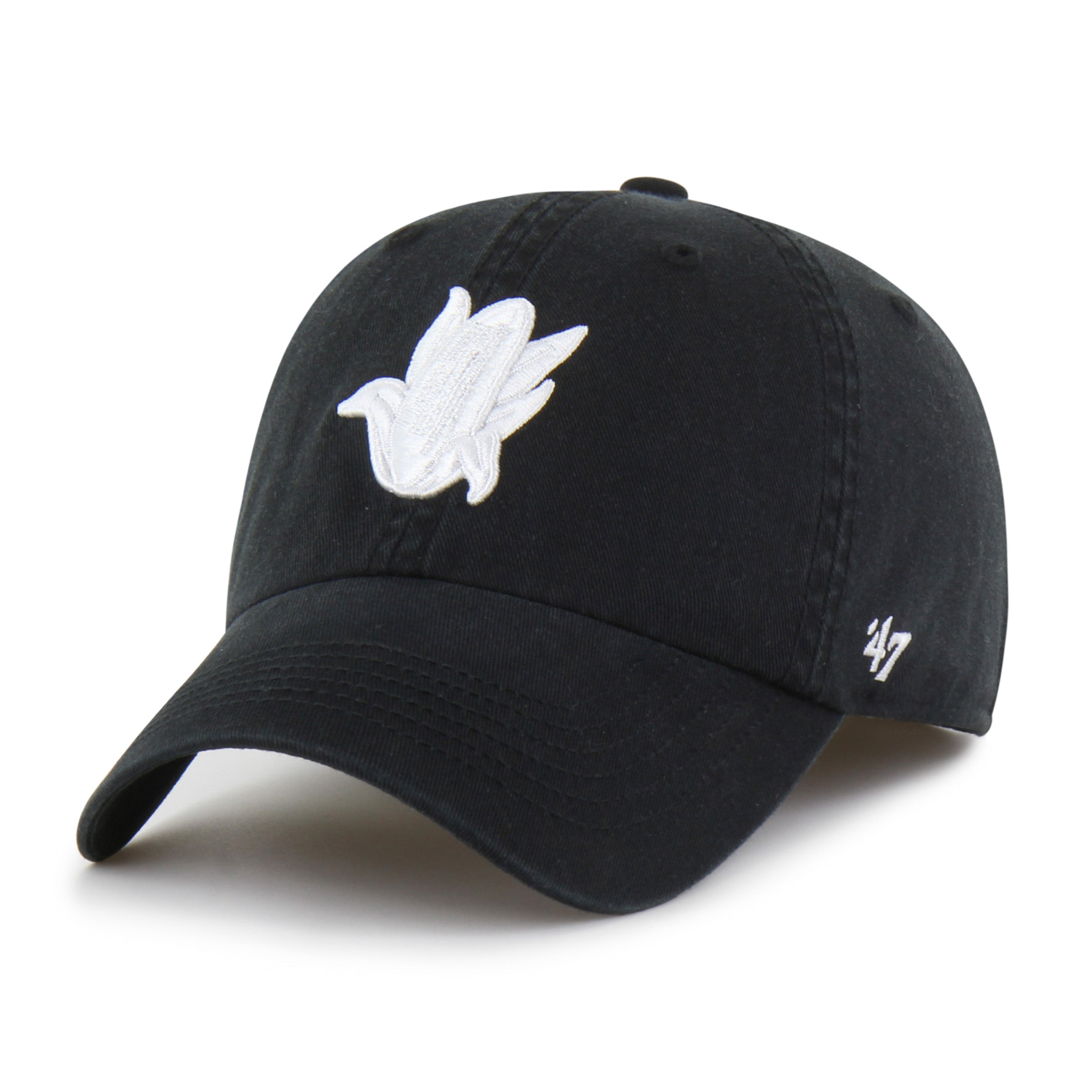 Vintage Black Classic '47 Franchise Hat, Curved Bill, Fitted - Nebraska Cornhuskers