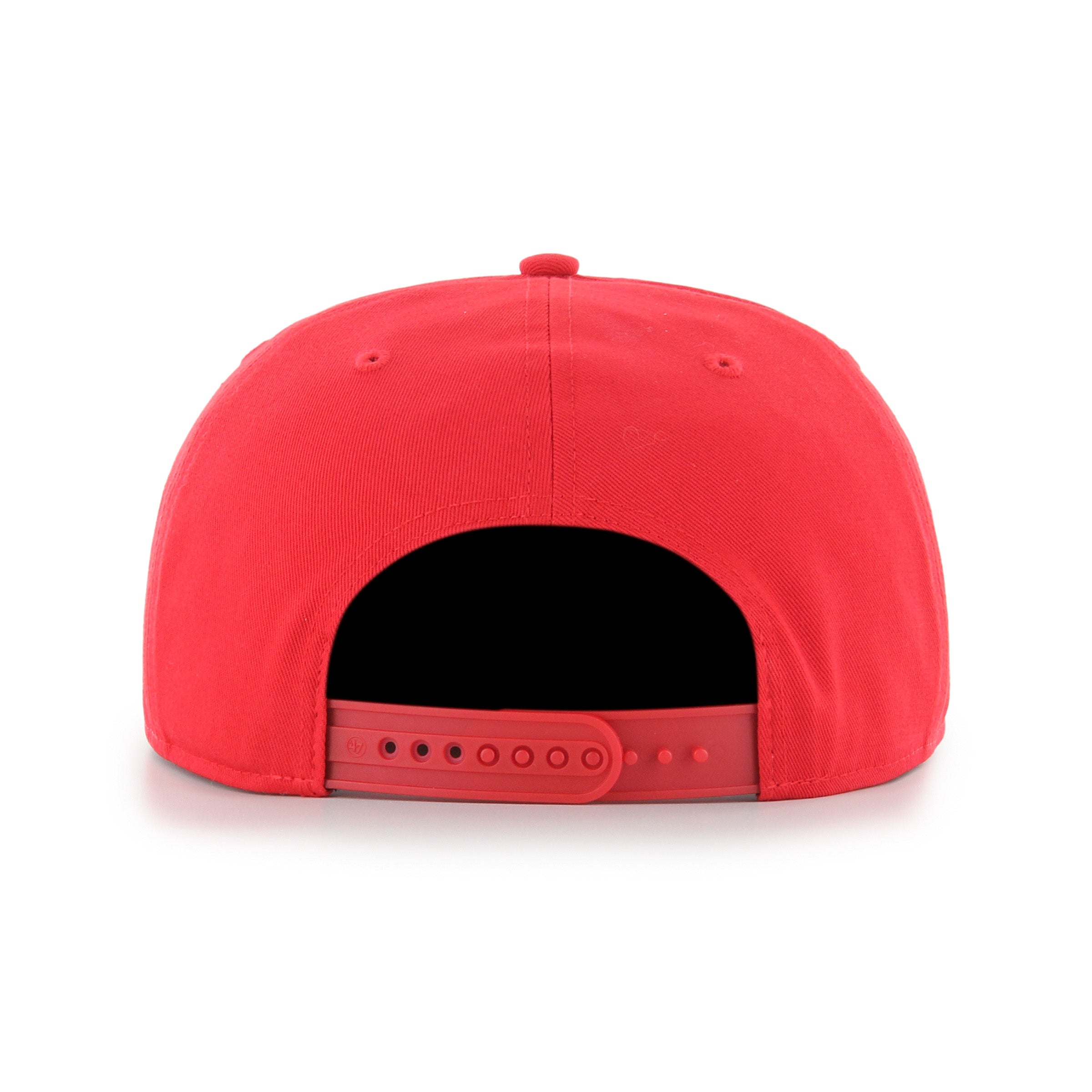 Vintage Red '47 Captain Rl Hat, Flat Bill, Snapback - Nebraska Cornhuskers
