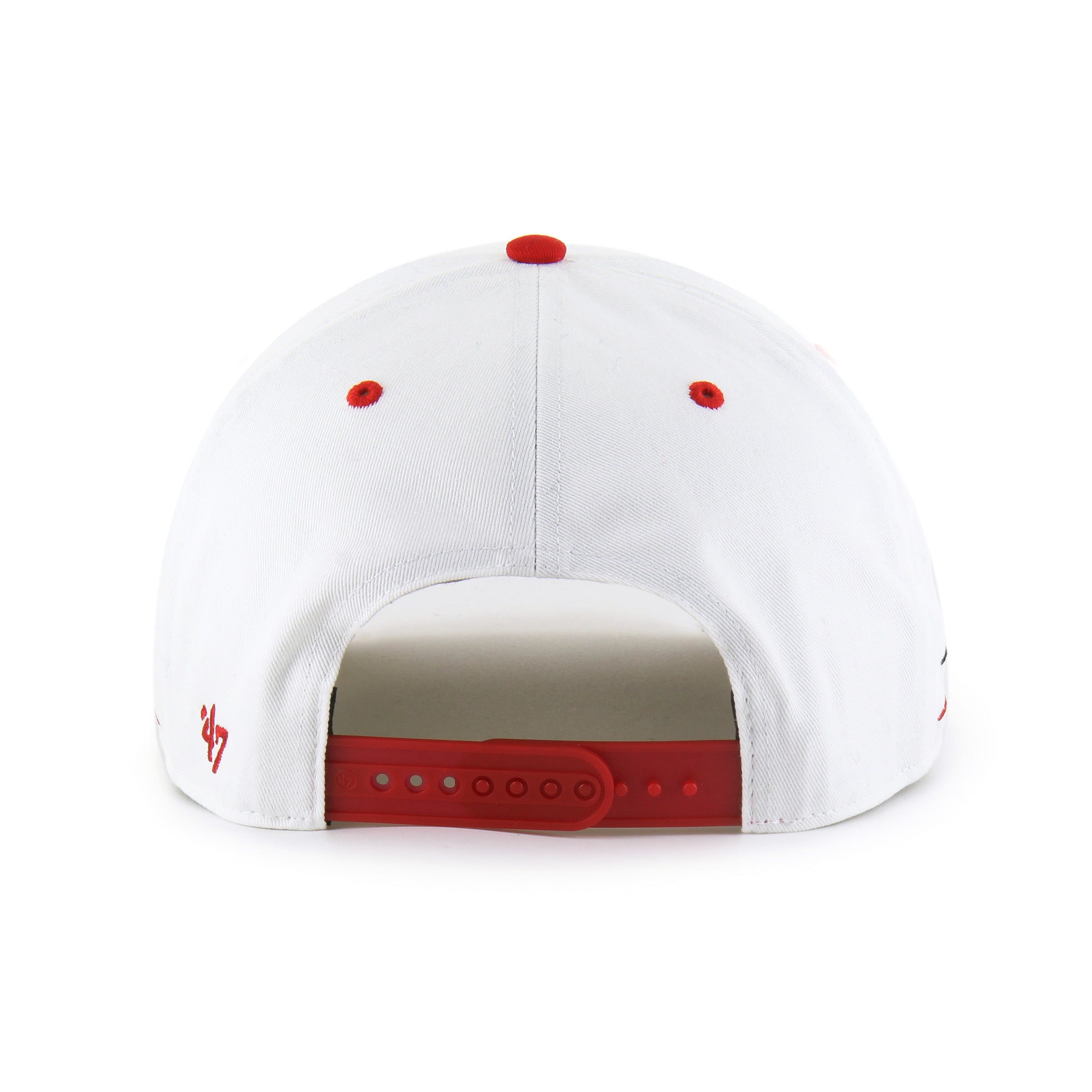 White Diamond Cut Herbie '47 Hitch Hat, Snapback, Curved Bill - Nebraska Cornhuskers