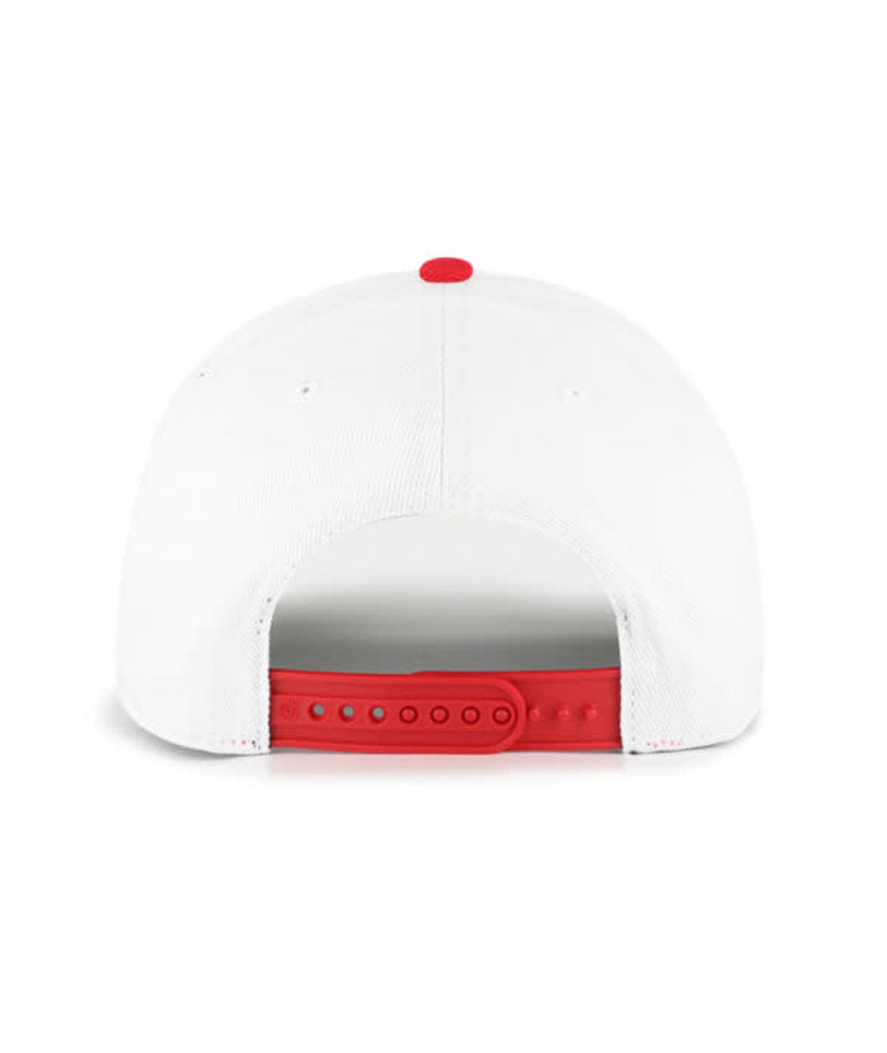 White Prime Play '47 Hitch Hat, Curved Bill, Snapback - Nebraska Cornhuskers