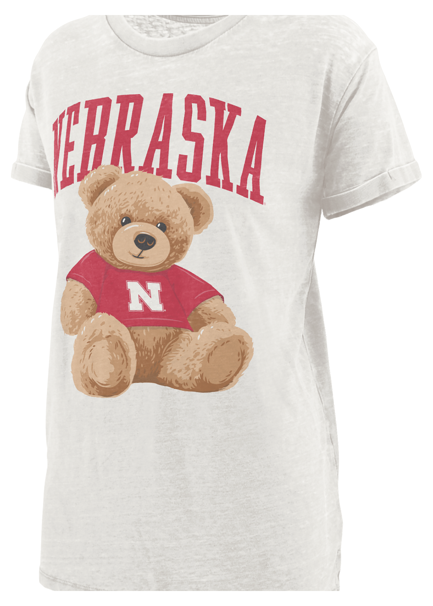 White Roosevelt Women's Tee - Nebraska Cornhuskers