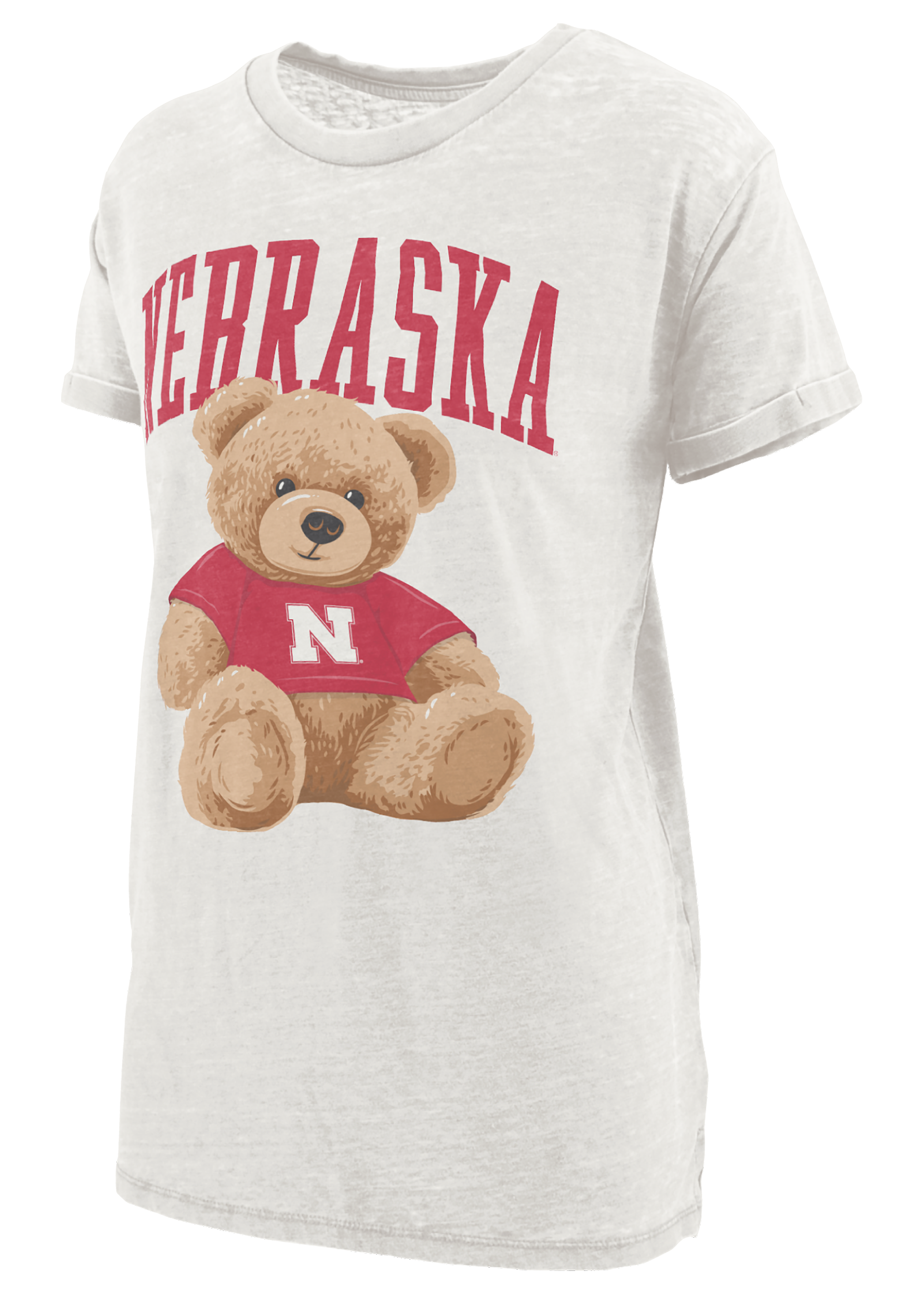 White Roosevelt Women's Tee - Nebraska Cornhuskers