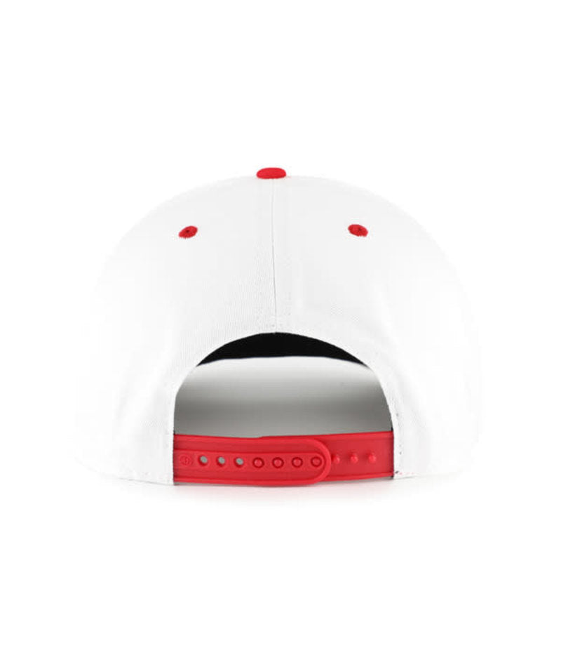 White Roscoe Rope Tt '47 Hitch Hat, Curved Bill, Snapback - Nebraska Cornhuskers