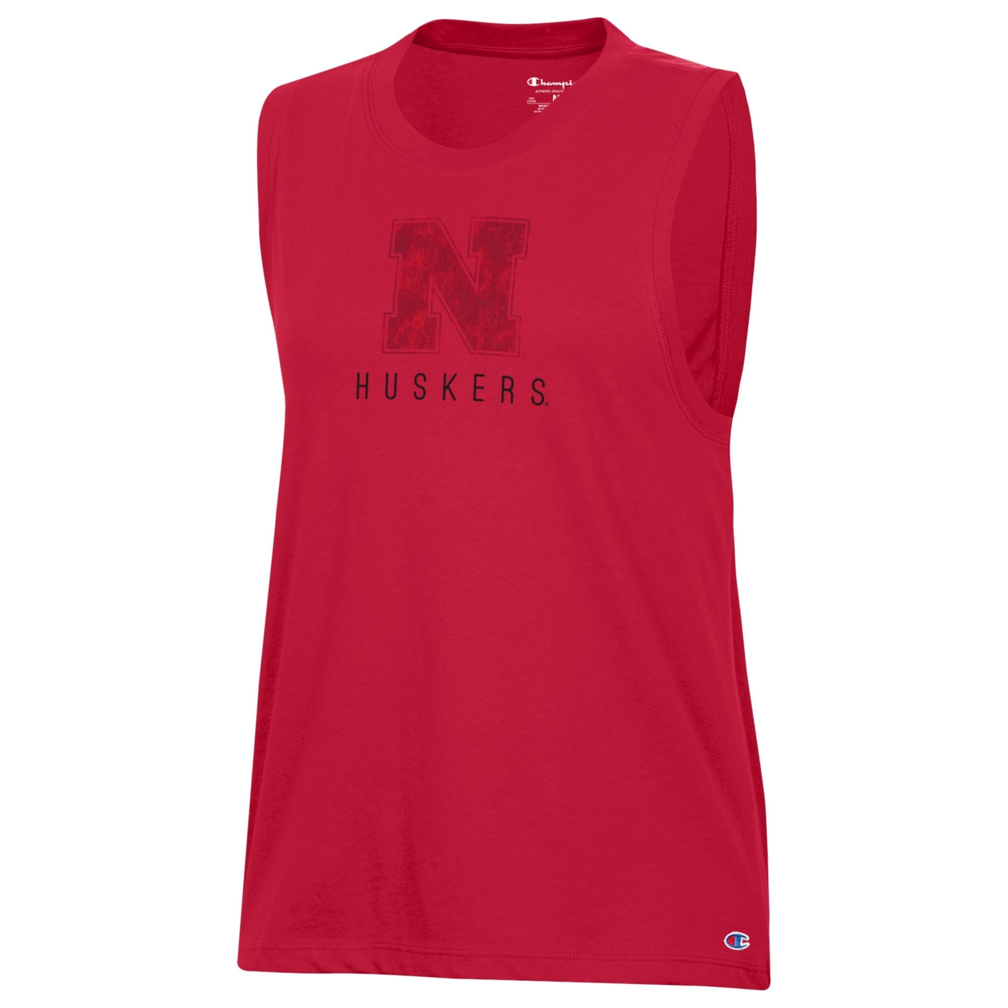 Women's Core Muscle Tank in Red - Nebraska Cornhuskers