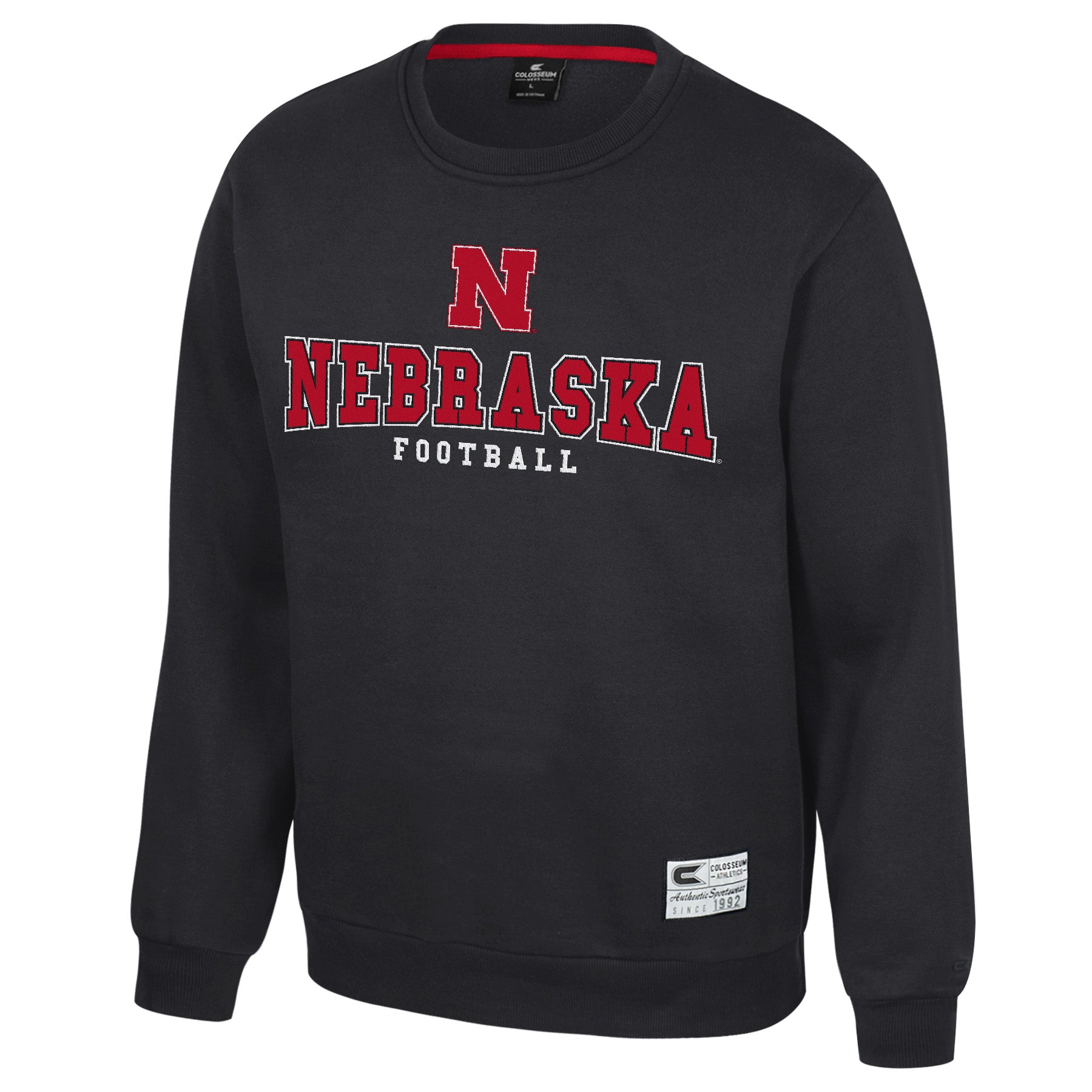 Yes Chef Team Football Crew in Black - Nebraska Cornhuskers