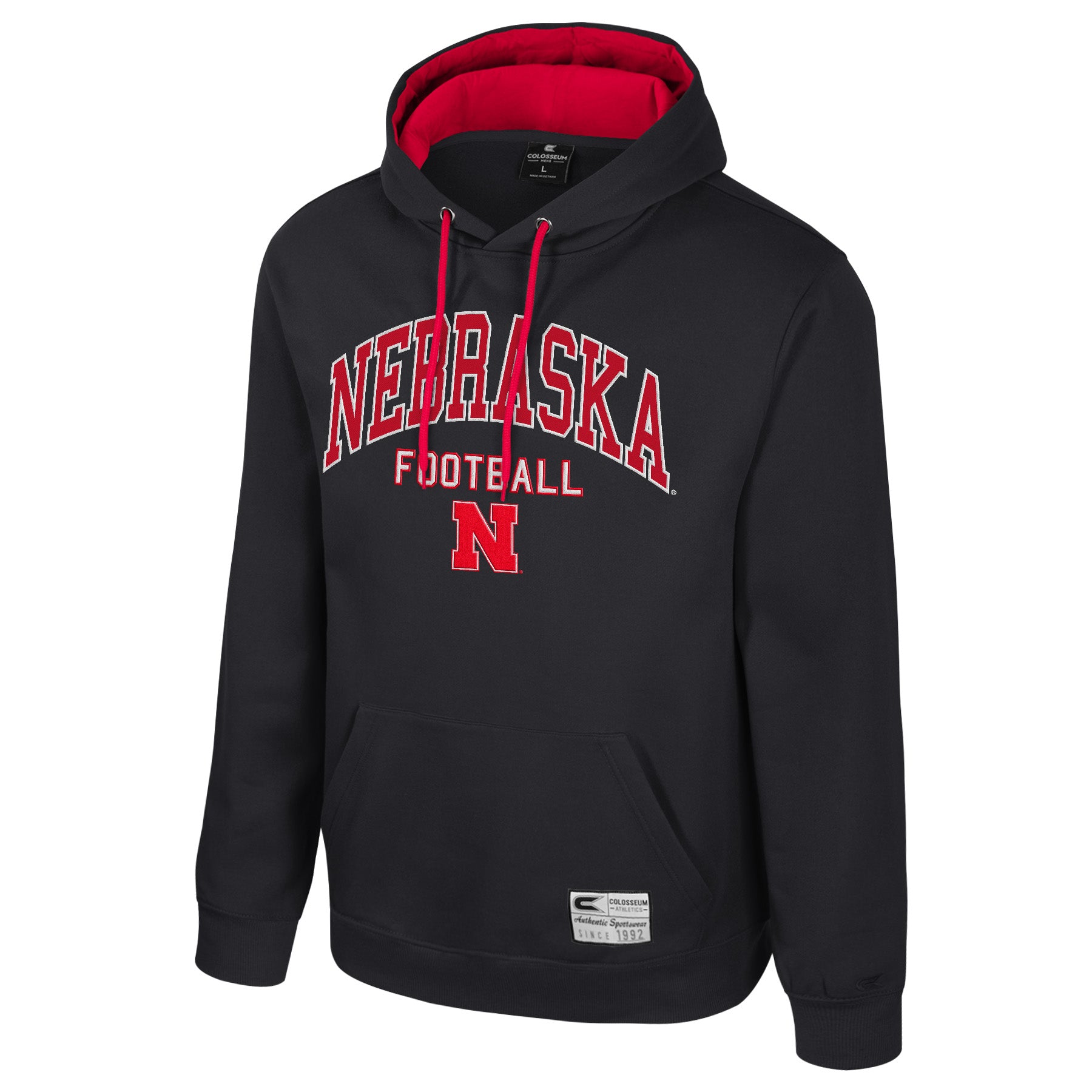 Yes Chef Team Football Hoodie in Black - Nebraska Cornhuskers