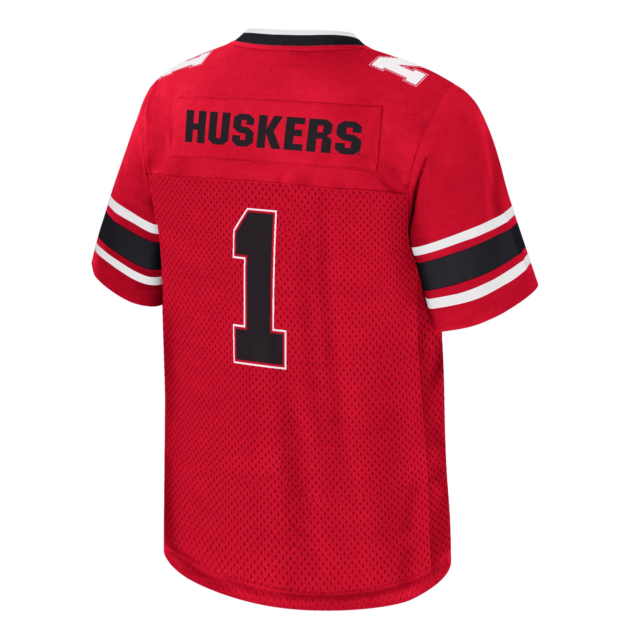 Youth All Day Football Jersey in Red - Nebraska Cornhuskers
